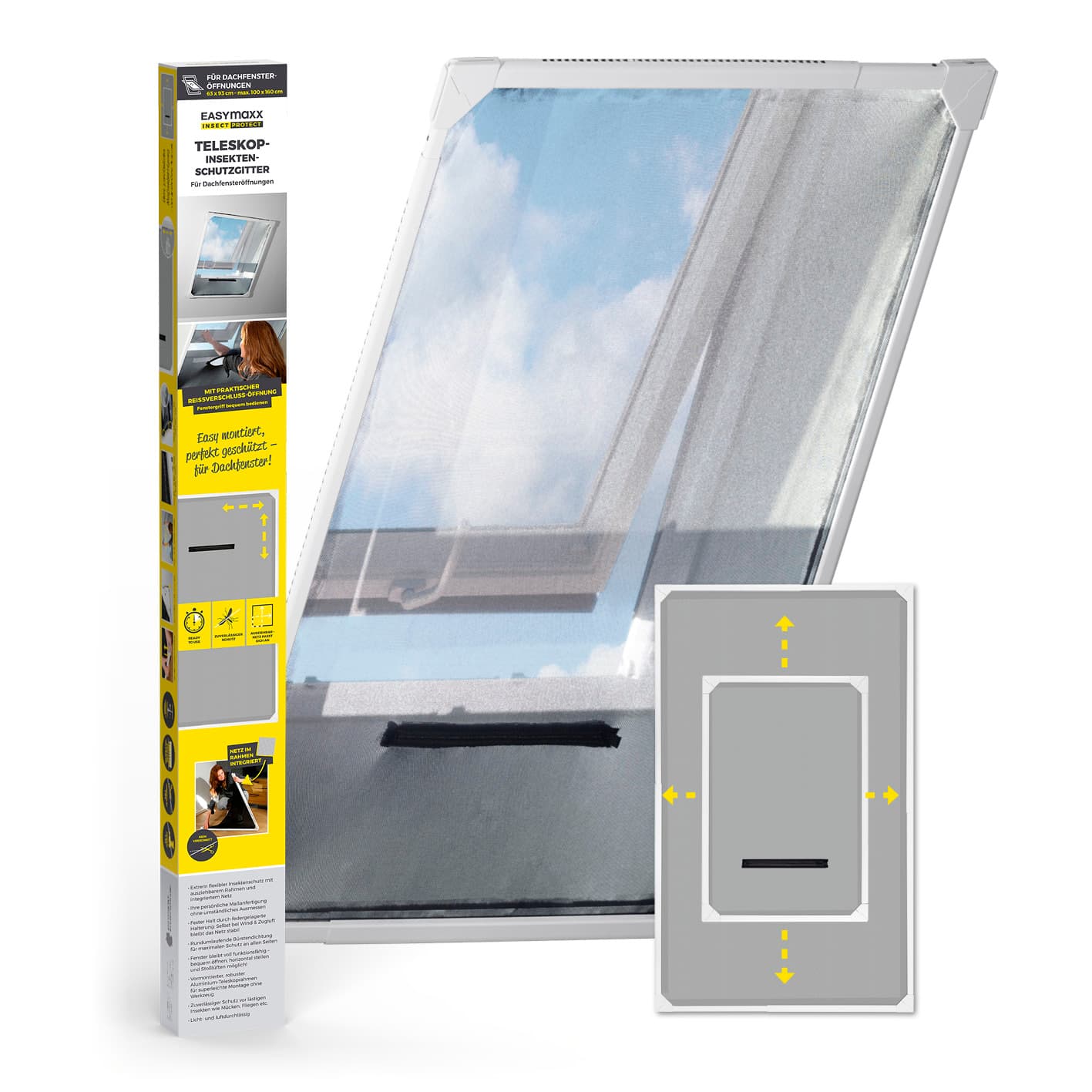 EASYmaxx Moskitonetz Magic Fit