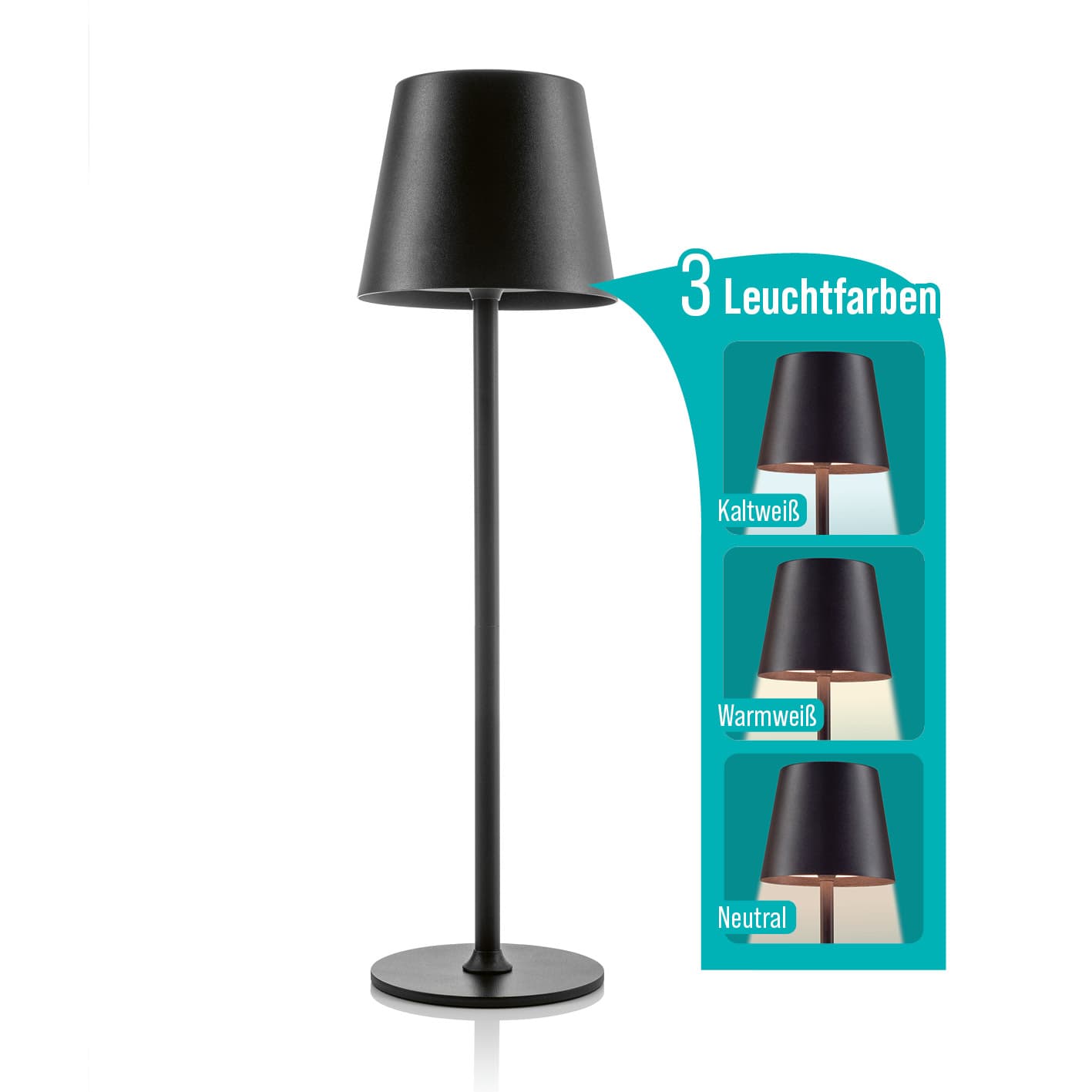 EASYMAXX LED Tischlampe Touch