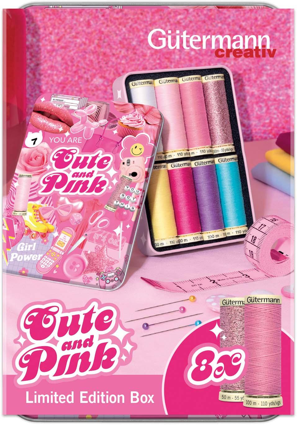 Produktbild Gütermann Nähfadenbox Cute and Pink 8-tlg. 4 von 4