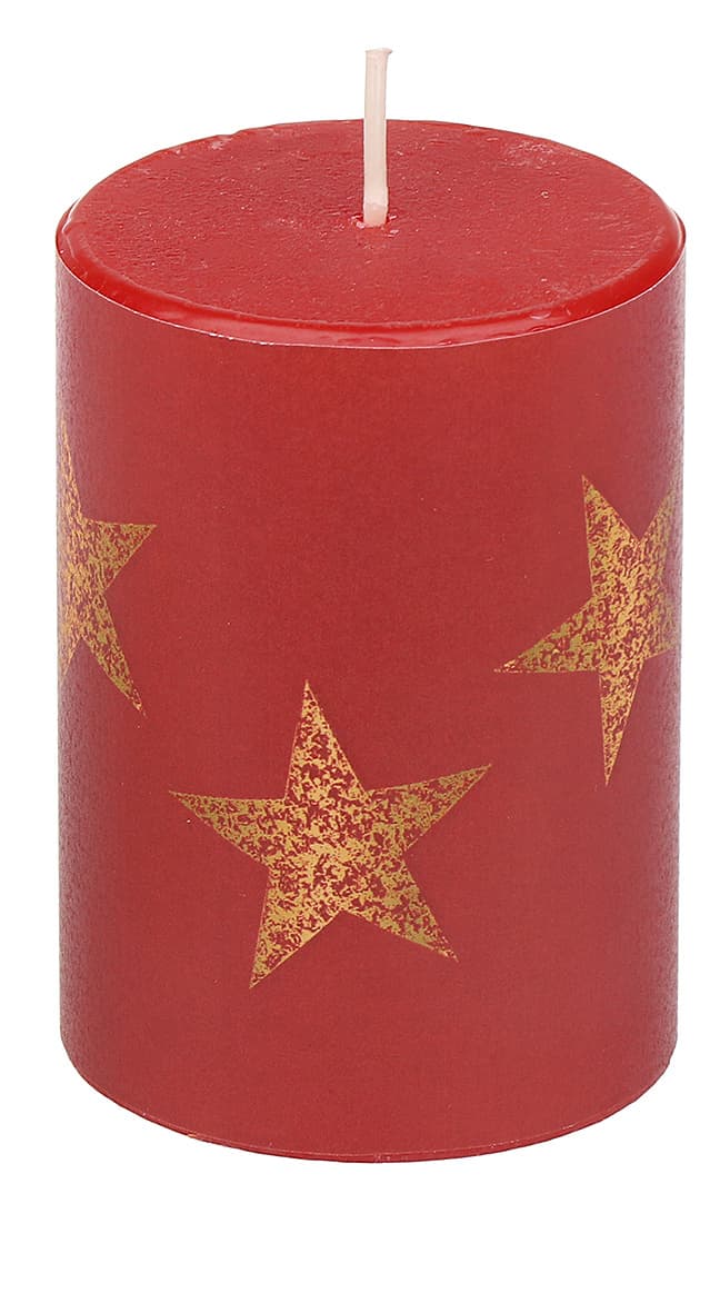 Steinhart Stumpenkerze Multistern 8cm