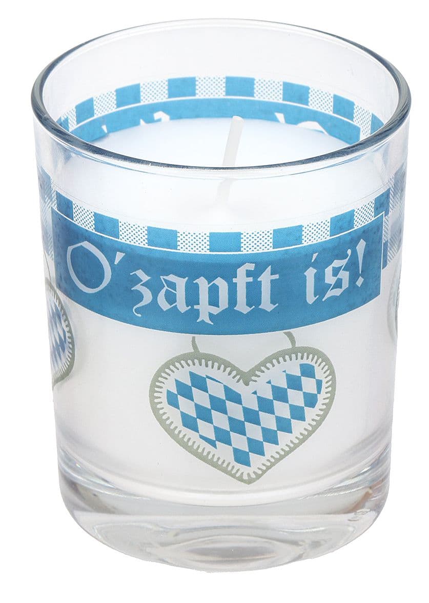 Steinhart Kerze im Glas O'zapft is'
