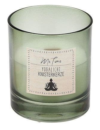 Steinhart Glas Knisterkerze Me Time 7,9cm