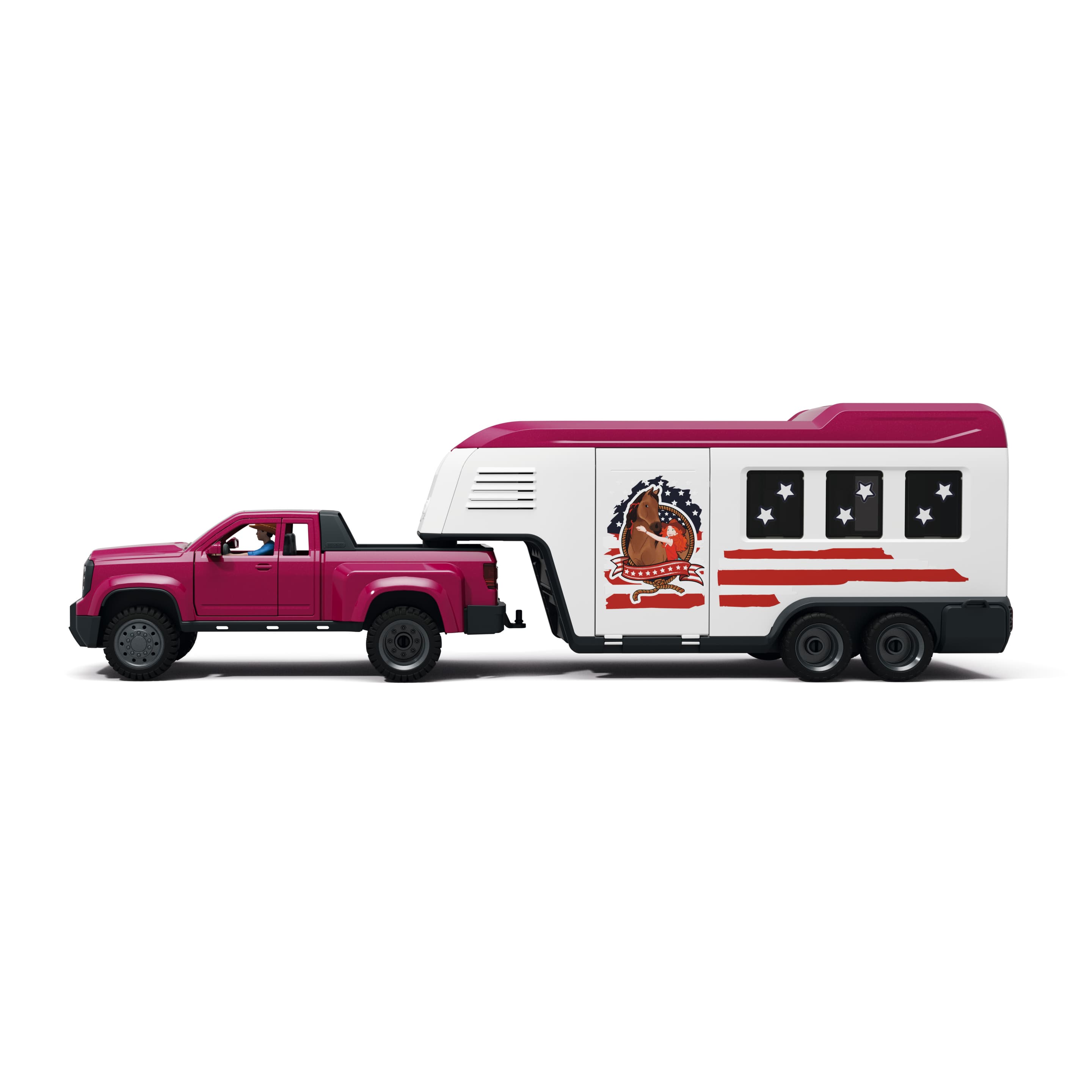 Produktbild Schleich 42705  - Horse Club - Lakeside Truck mit Anhänger 11 von 13