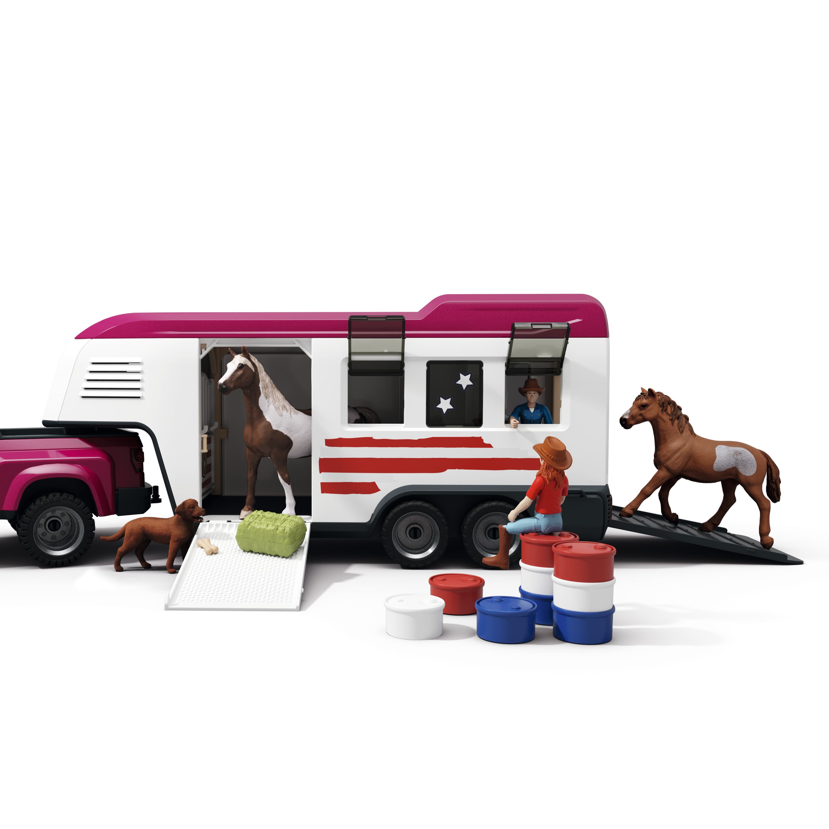 Produktbild Schleich 42705  - Horse Club - Lakeside Truck mit Anhänger 10 von 13