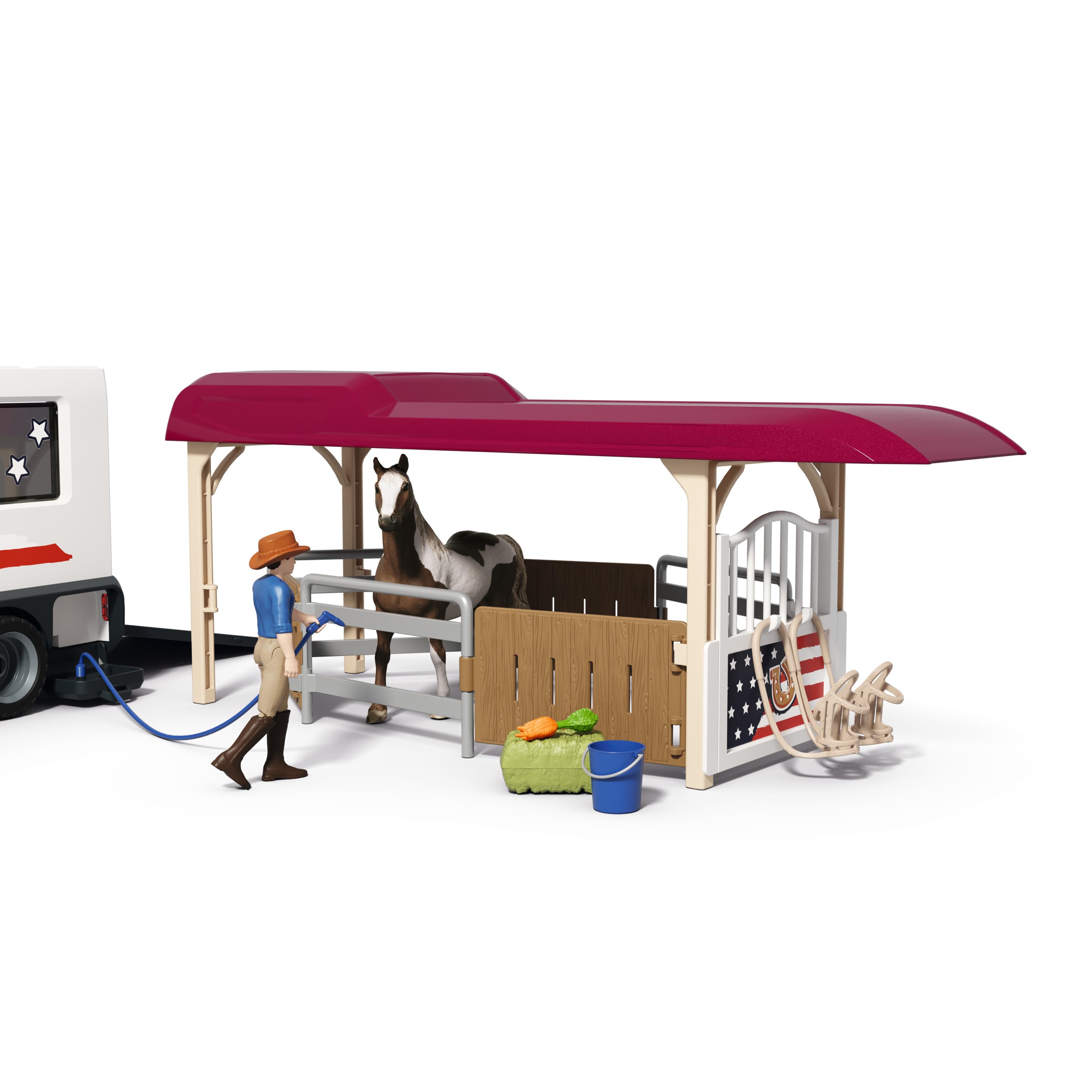 Produktbild Schleich 42705  - Horse Club - Lakeside Truck mit Anhänger 7 von 13