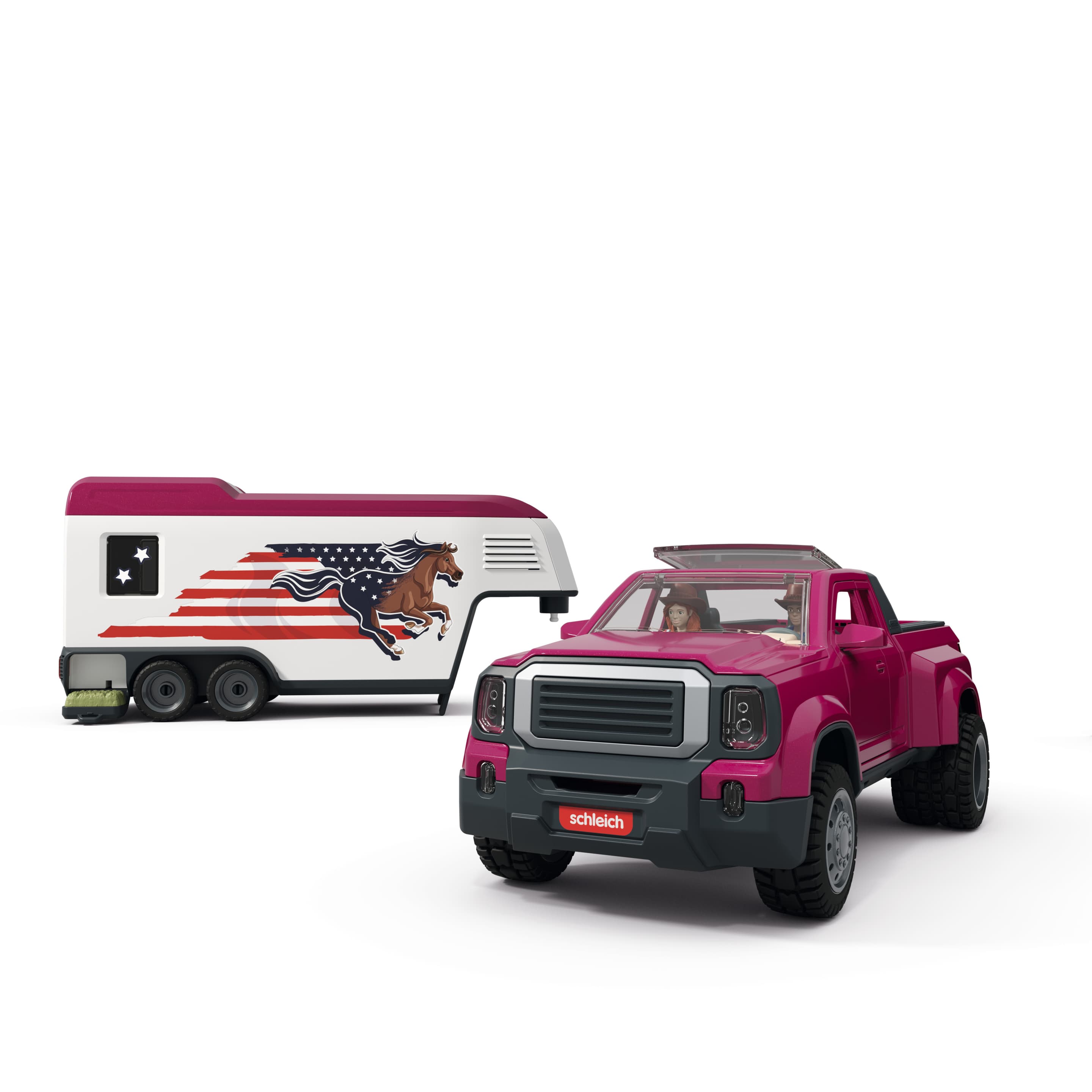 Produktbild Schleich 42705  - Horse Club - Lakeside Truck mit Anhänger 4 von 13