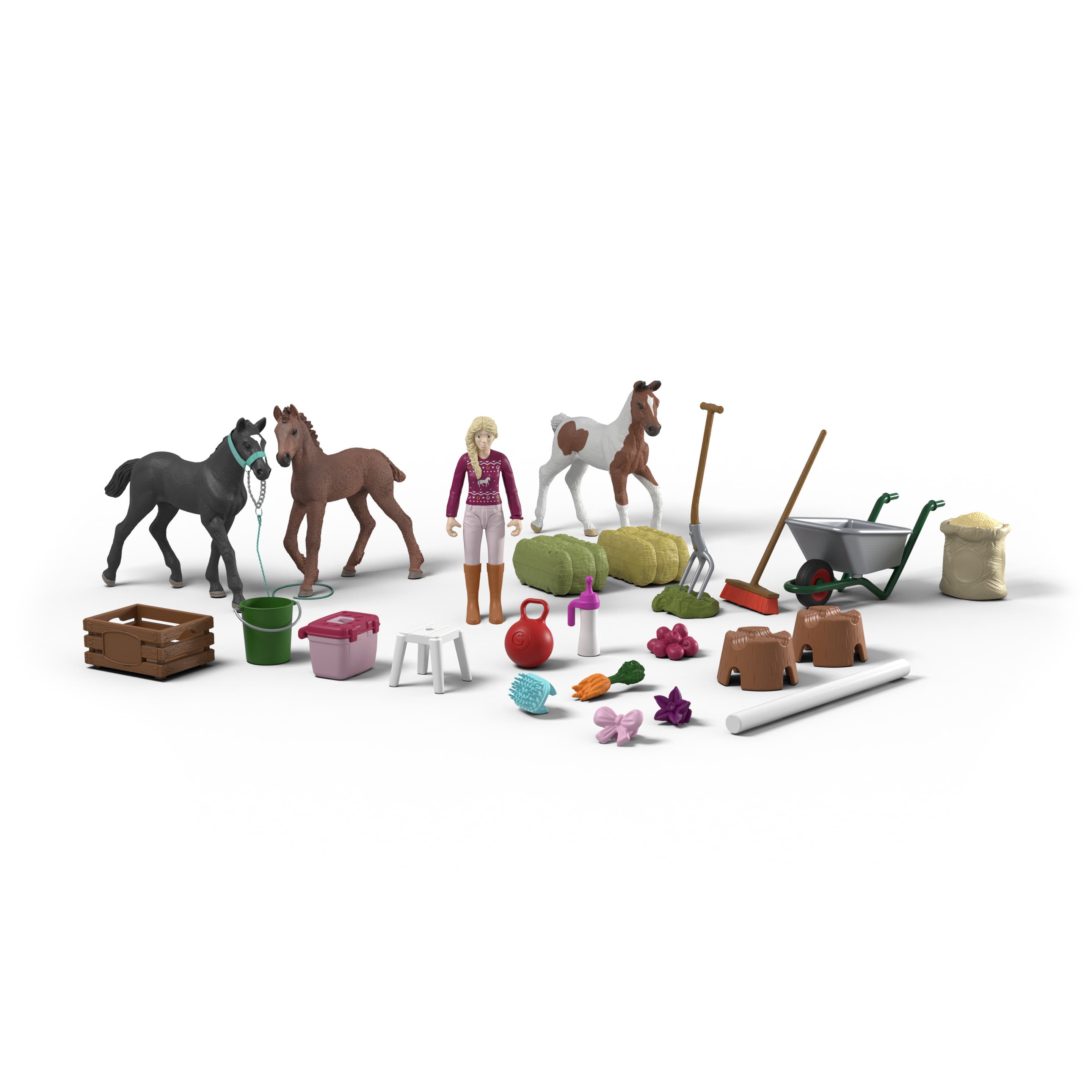 Produktbild Schleich 99178 - Horse Club - Adventskalender 2025 - Weihnachtswunder Fohlenaufzucht 8 von 12