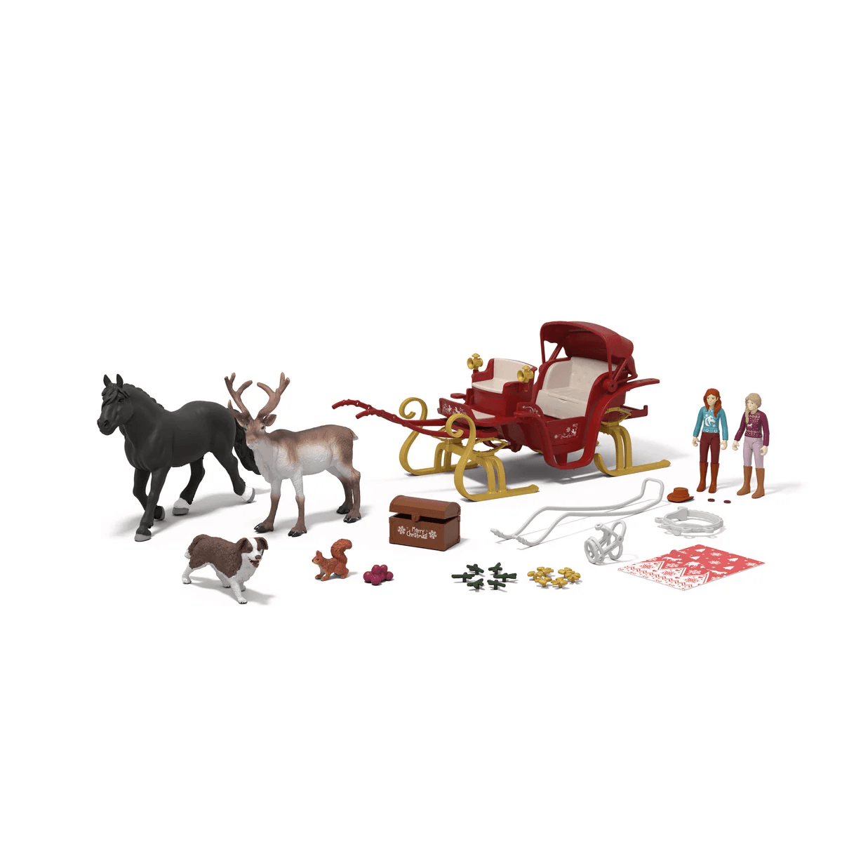 Schleich 99179 - Großer Adventskalender HORSE CLUB - Weihnachtliche Schlittenfahrt