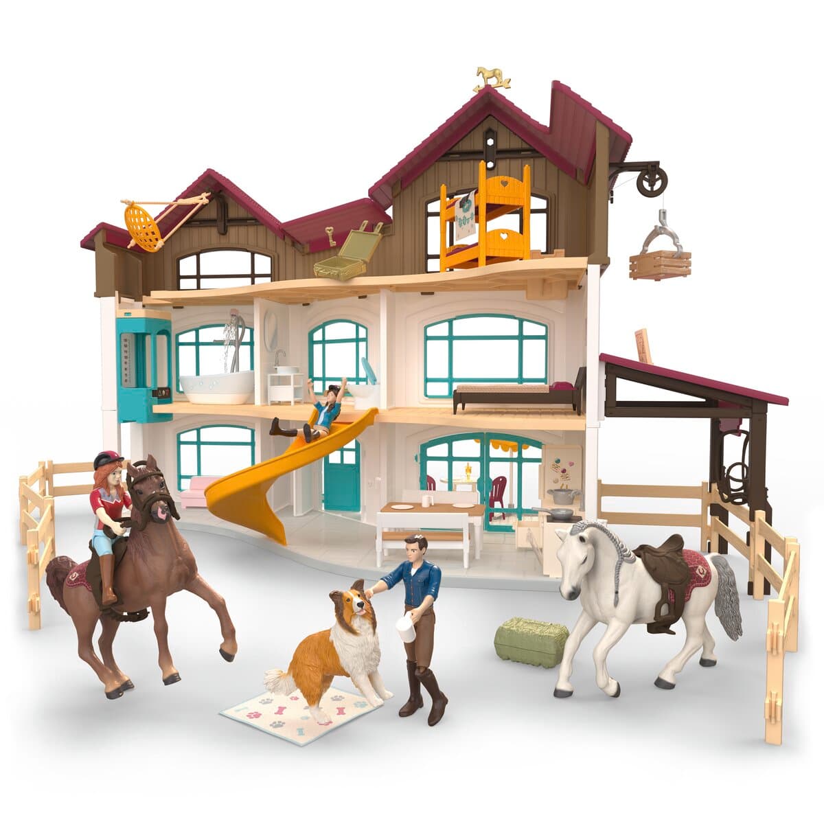 Schleich 42785 - Horse Club - Lakeside Villa & Paddock 