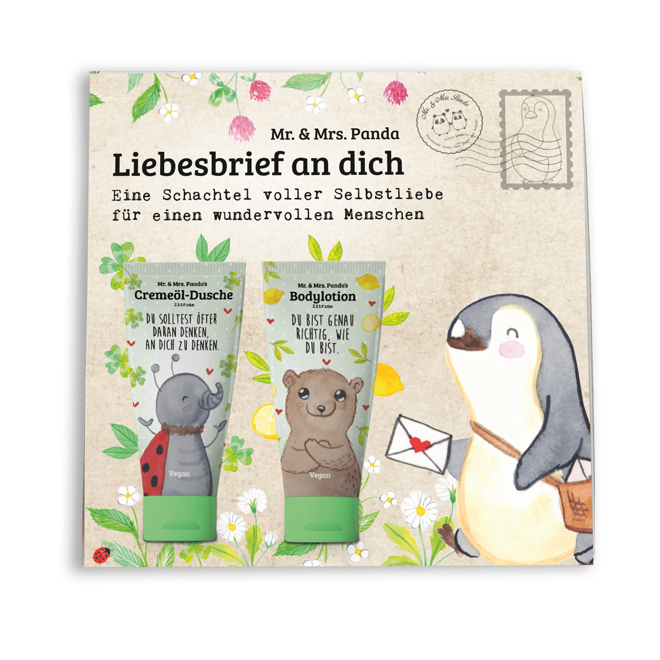 Mr. & Mrs. Panda Liebesbrief an Dich Geschenkpackung