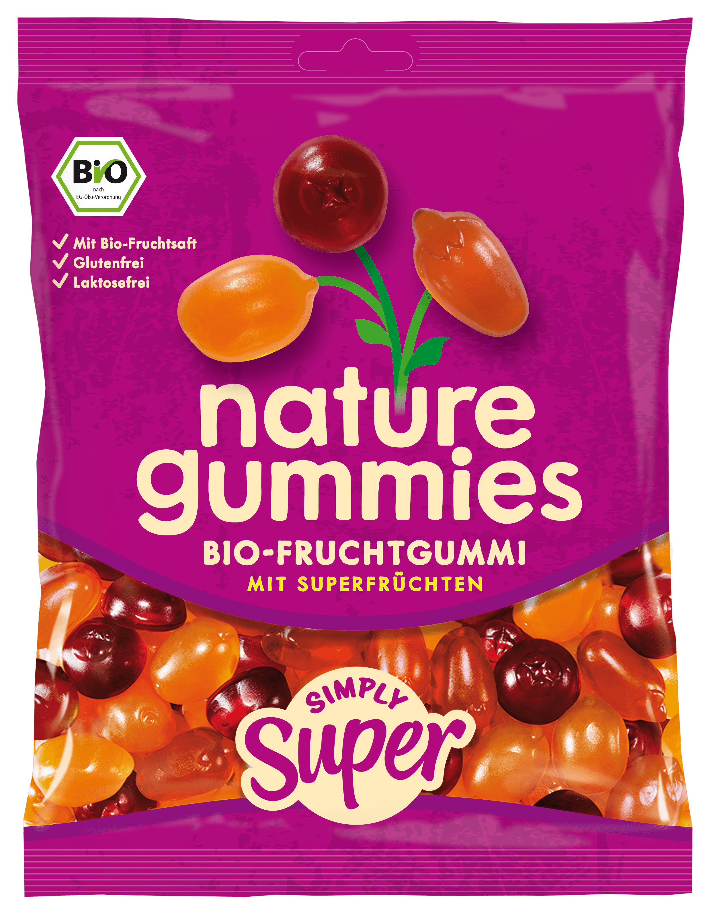 nature gummies Bio Fruchtgummi Simply Super