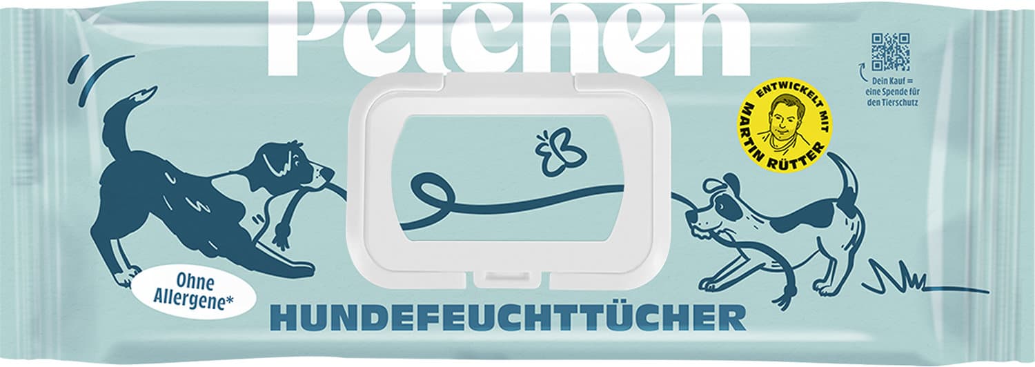 PETCHEN Hundepflege Feuchttücher