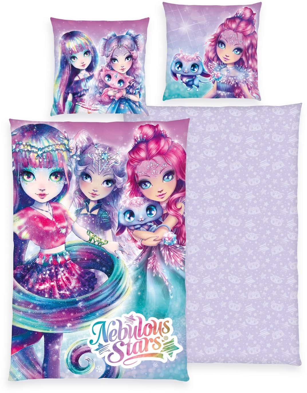 Nebulous Stars Kinderbettwäsche 80x80cm, 135x200cm