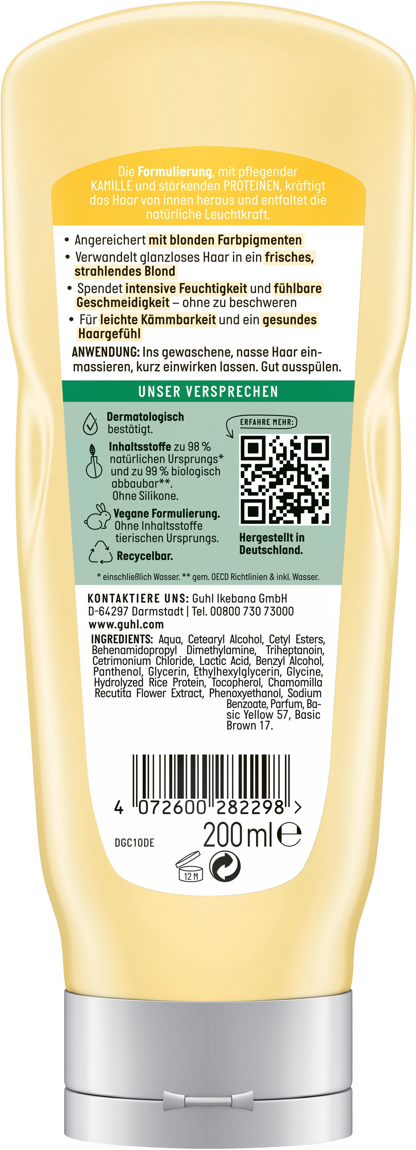 Produktbild GUHL BLOND FASZINATION Farbglanz Spülung 200ml 2 von 2