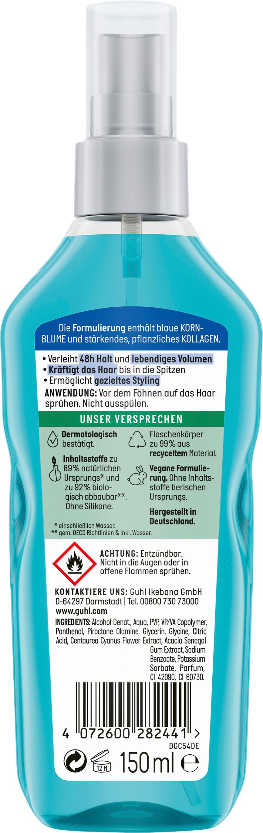 Produktbild GUHL LANGZEIT VOLUMEN Föhn-Aktiv Styling Spray 2 von 2