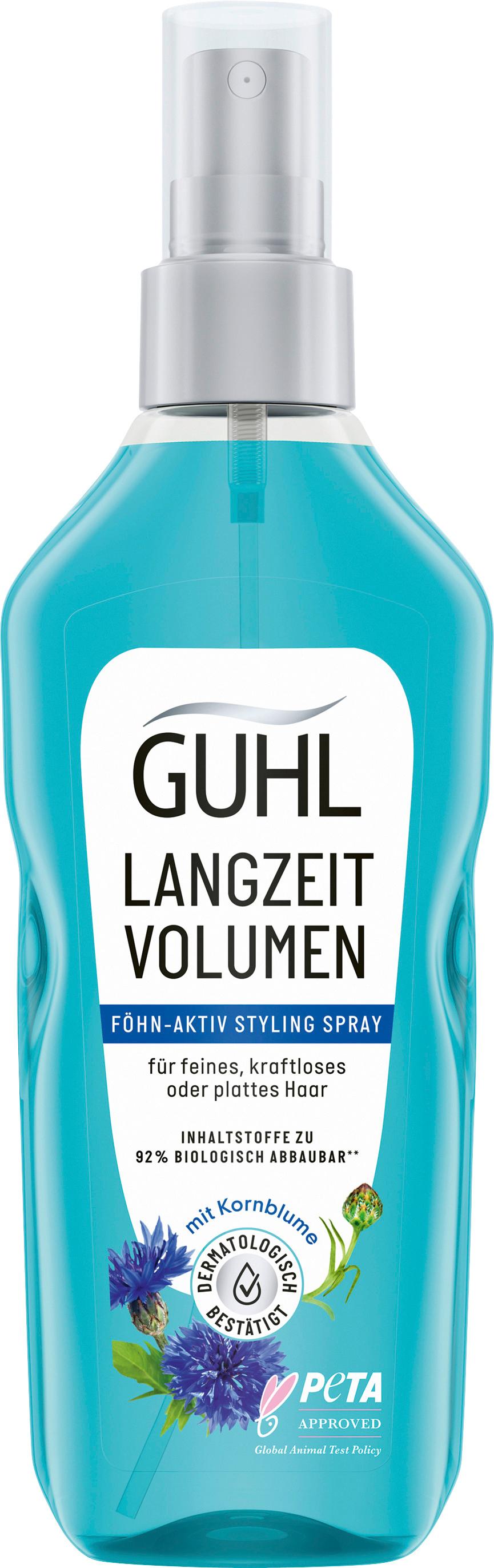 GUHL LANGZEIT VOLUMEN Föhn-Aktiv Styling Spray