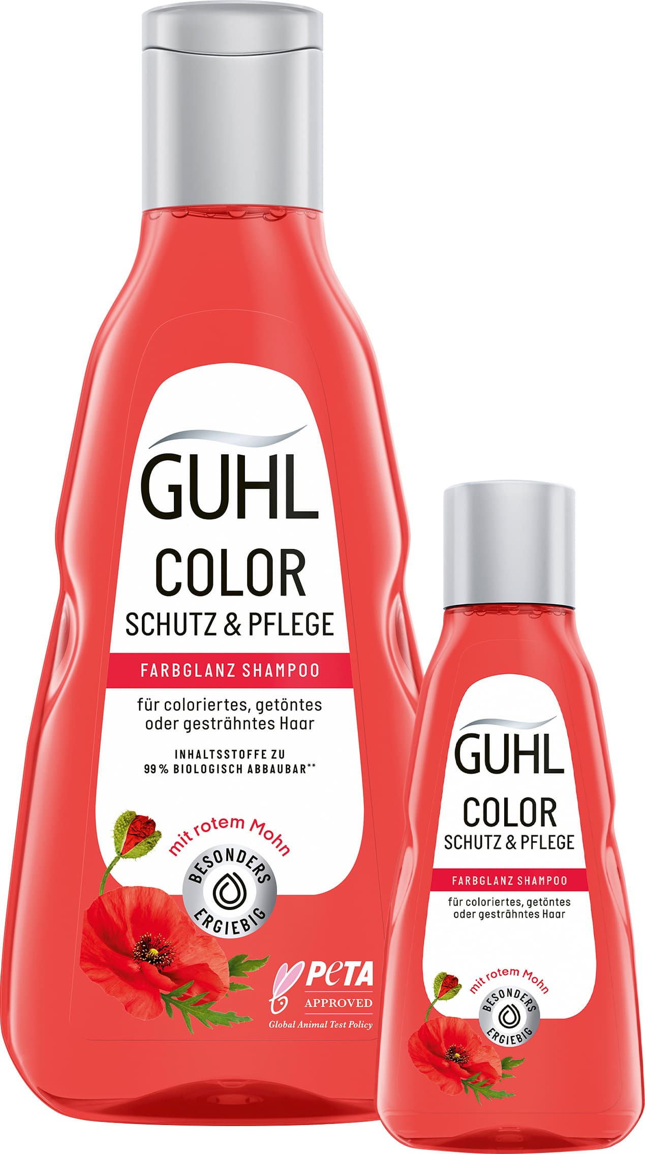 GUHL Color Schutz & Pflege Farbglanz Shampoo + Mini