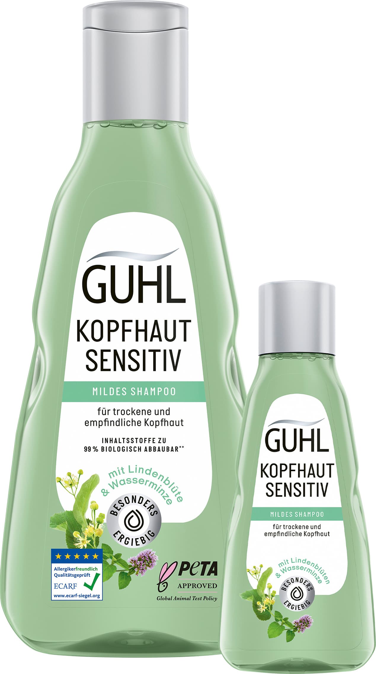 GUHL Kopfhaut Sensitiv Mildes Shampoo + Mini