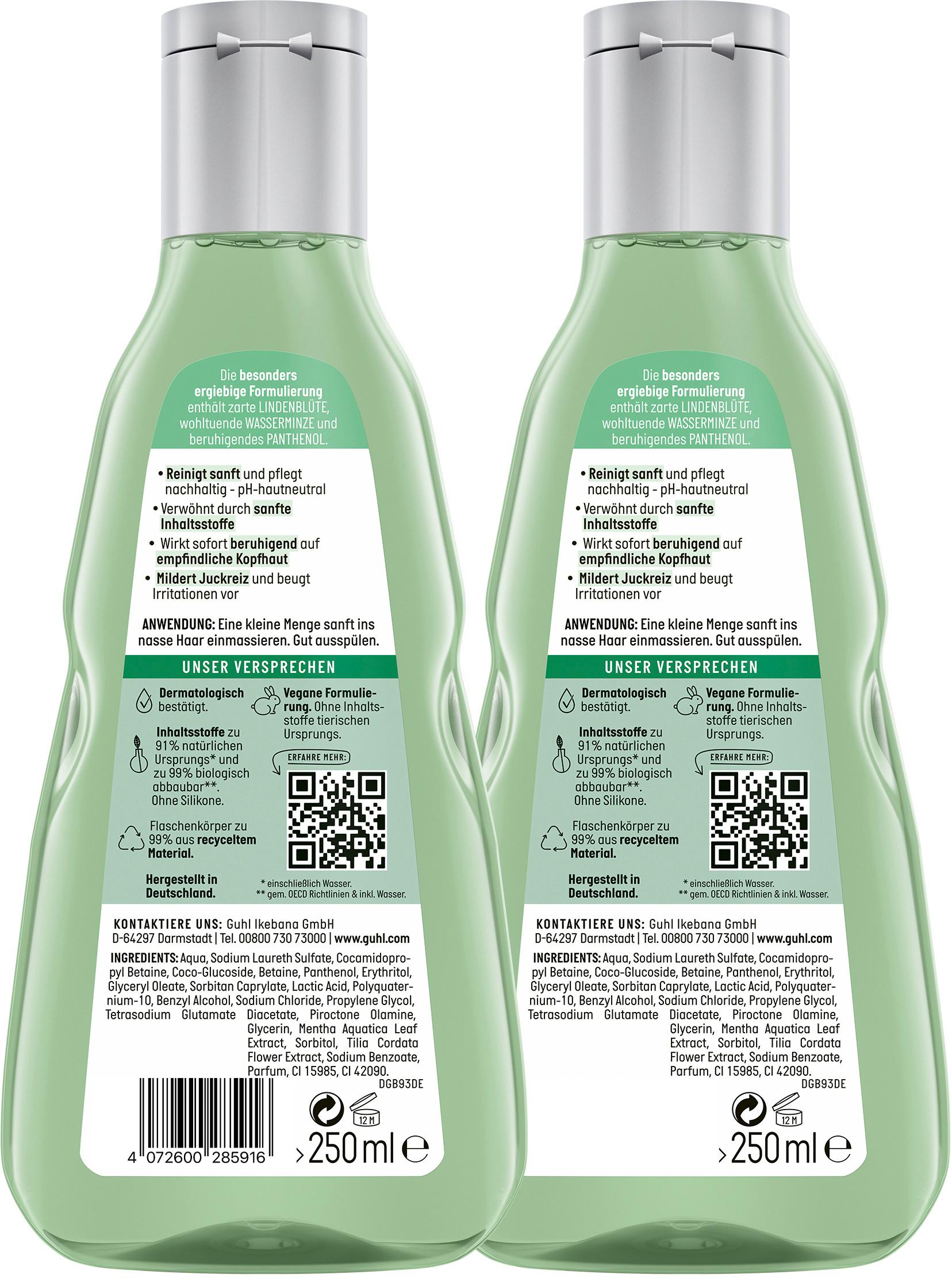 Produktbild GUHL Kopfhaut Sensitiv Mildes Shampoo Doppelpack 2 von 2
