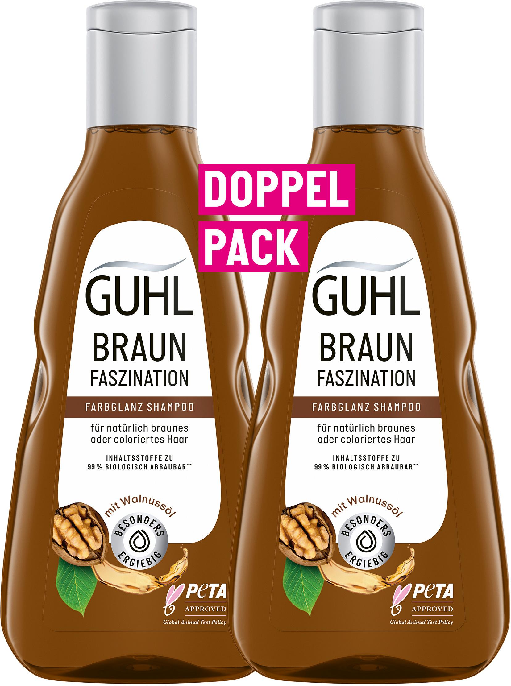 GUHL Braun Faszination Farbglanz Shampoo Doppelpack
