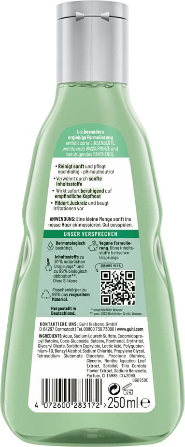 Produktbild GUHL Shampoo Kopfhaut Sensitiv 4er-Pack 3 von 3
