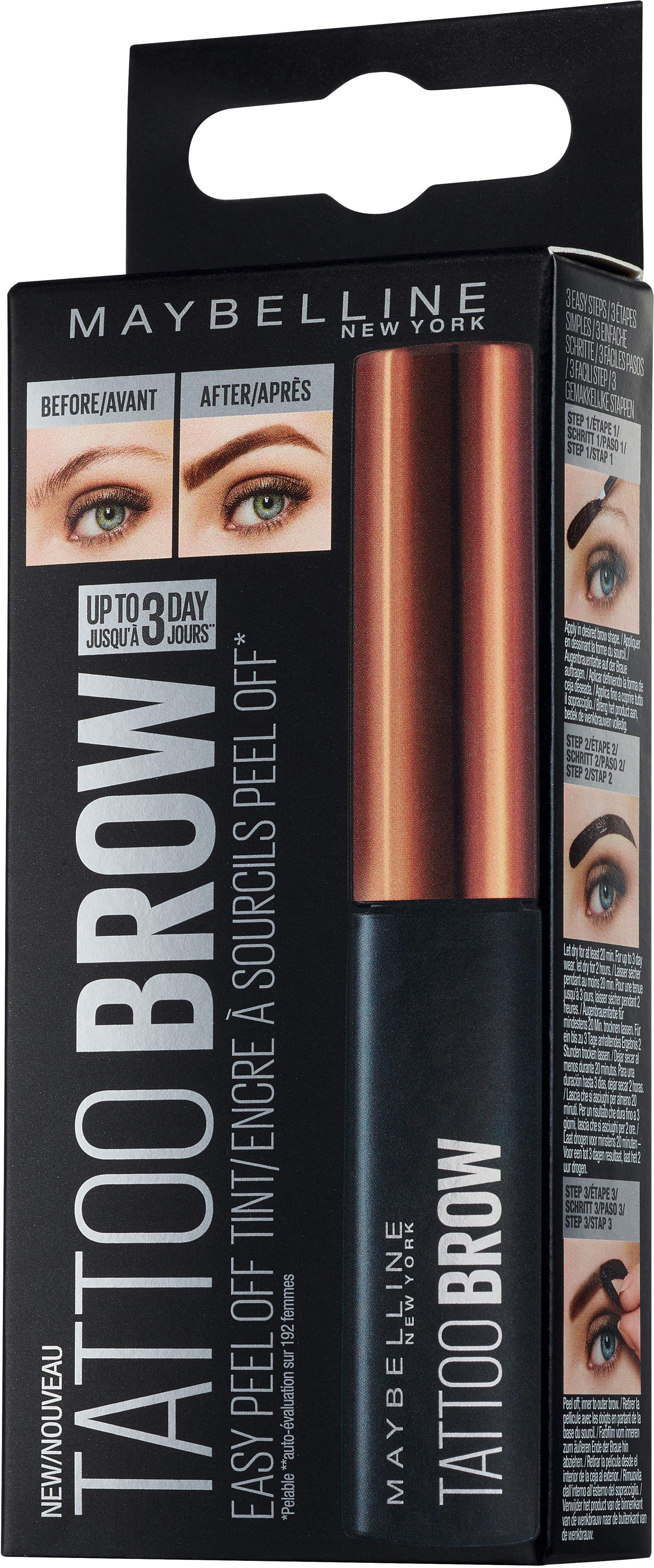 MAYBELLINE NEW YORK Augenbrauenstift Tattoo Brow Gel Tint