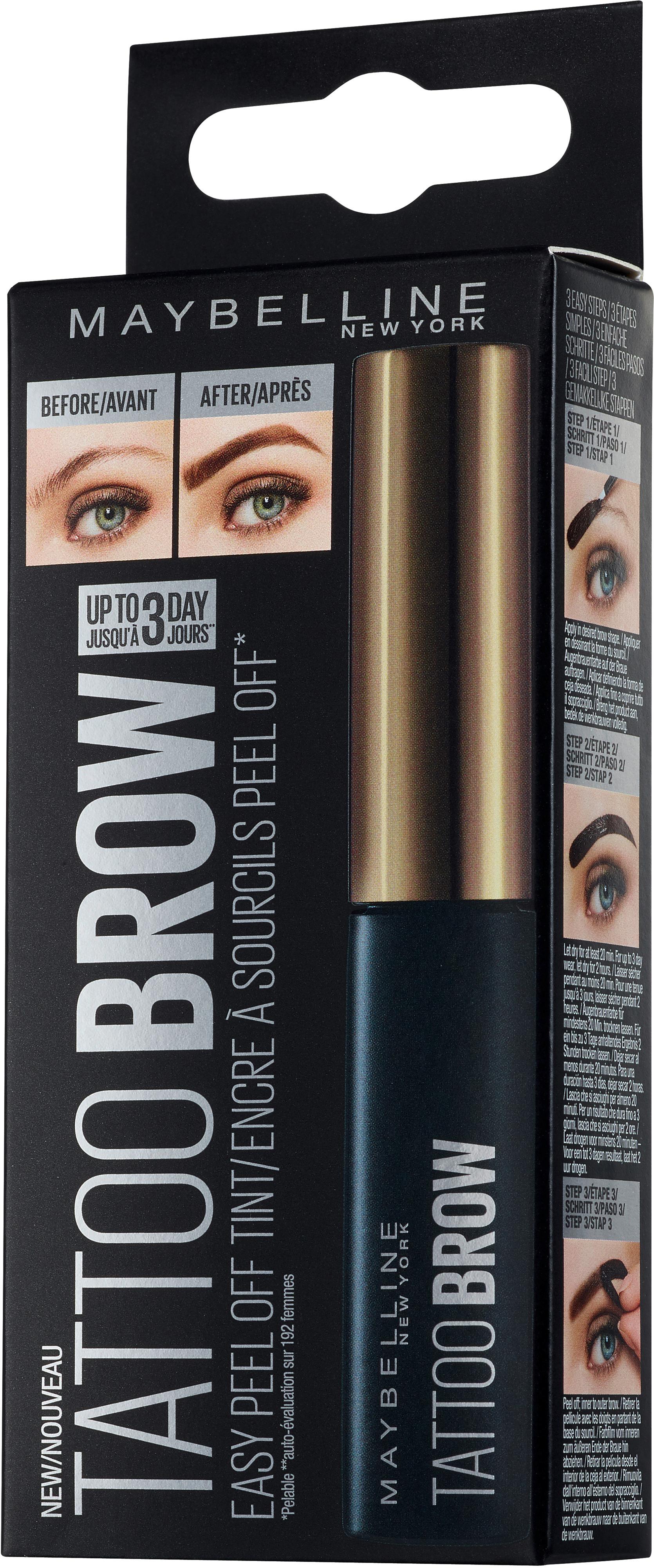 MAYBELLINE NEW YORK Augenbrauenstift Tattoo Brow Gel Tint