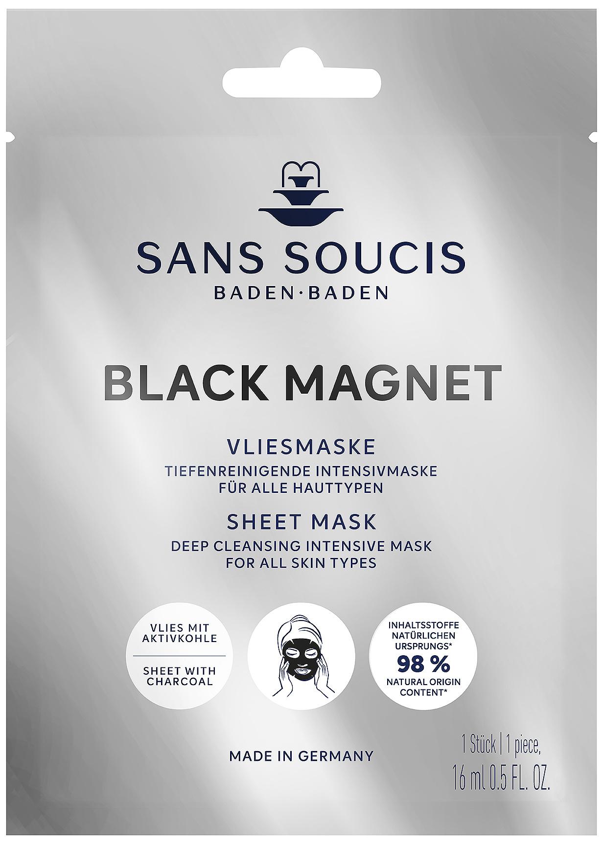 SANS SOUCIS Vliesmaske Black Magnet