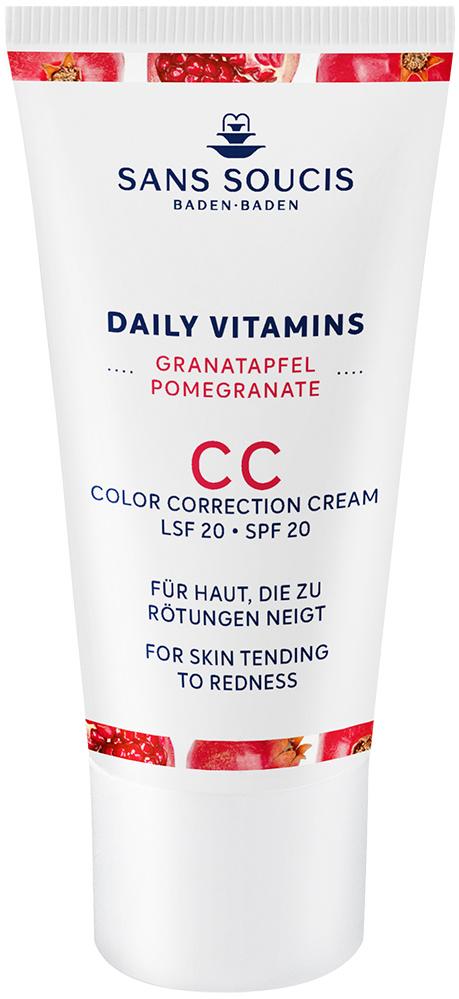 SANS SOUCIS Daily Vitamins Granatapfel CC Cream Anti Rötungen LSF 20