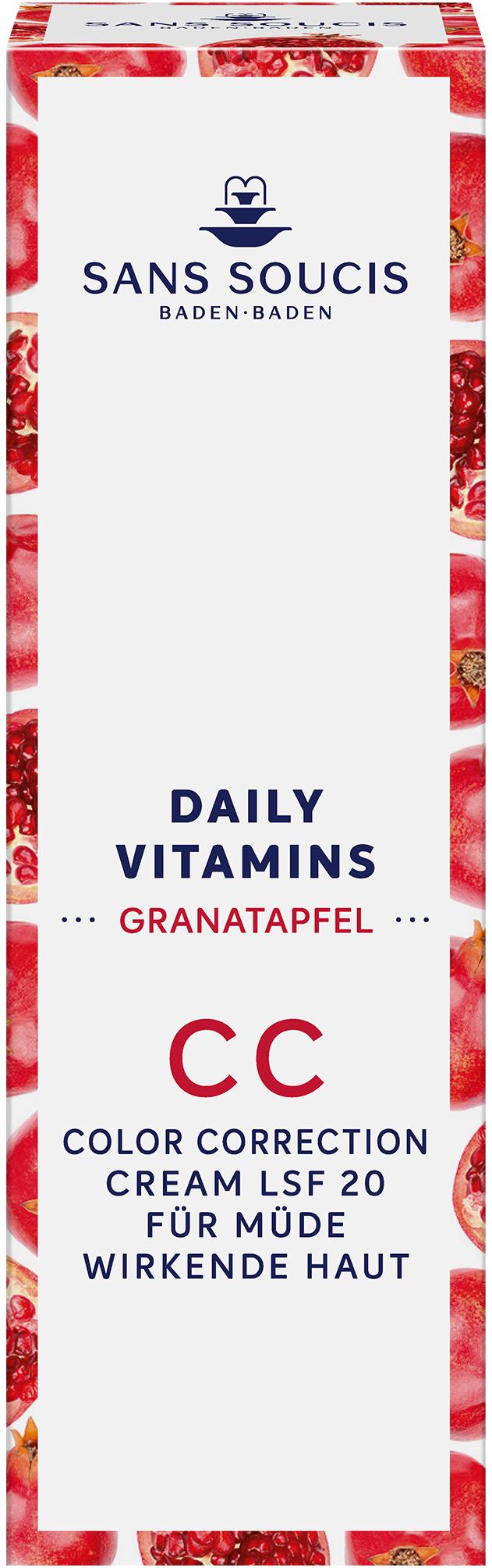Produktbild SANS SOUCIS Daily Vitamins Granatapfel CC Cream LSF 20 Anti Müdigkeit 2 von 2