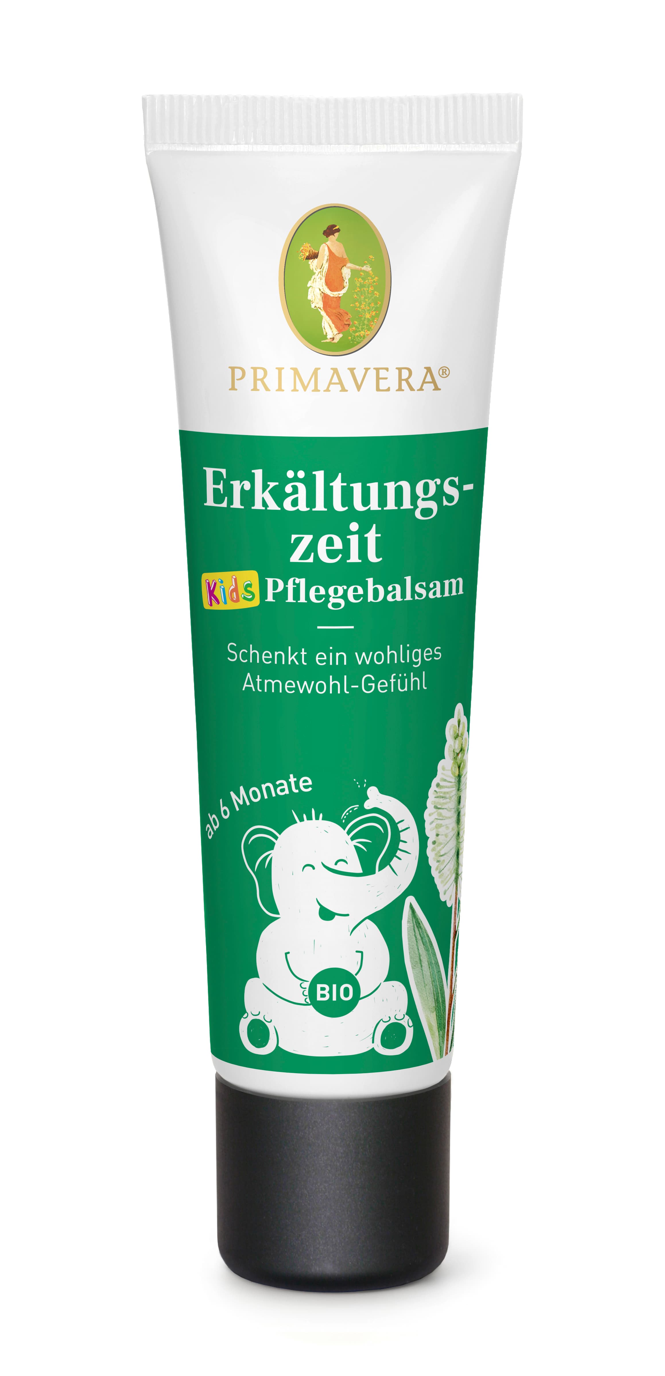 Primavera Bio Erkältungszeit Kids Pflegebalsam 