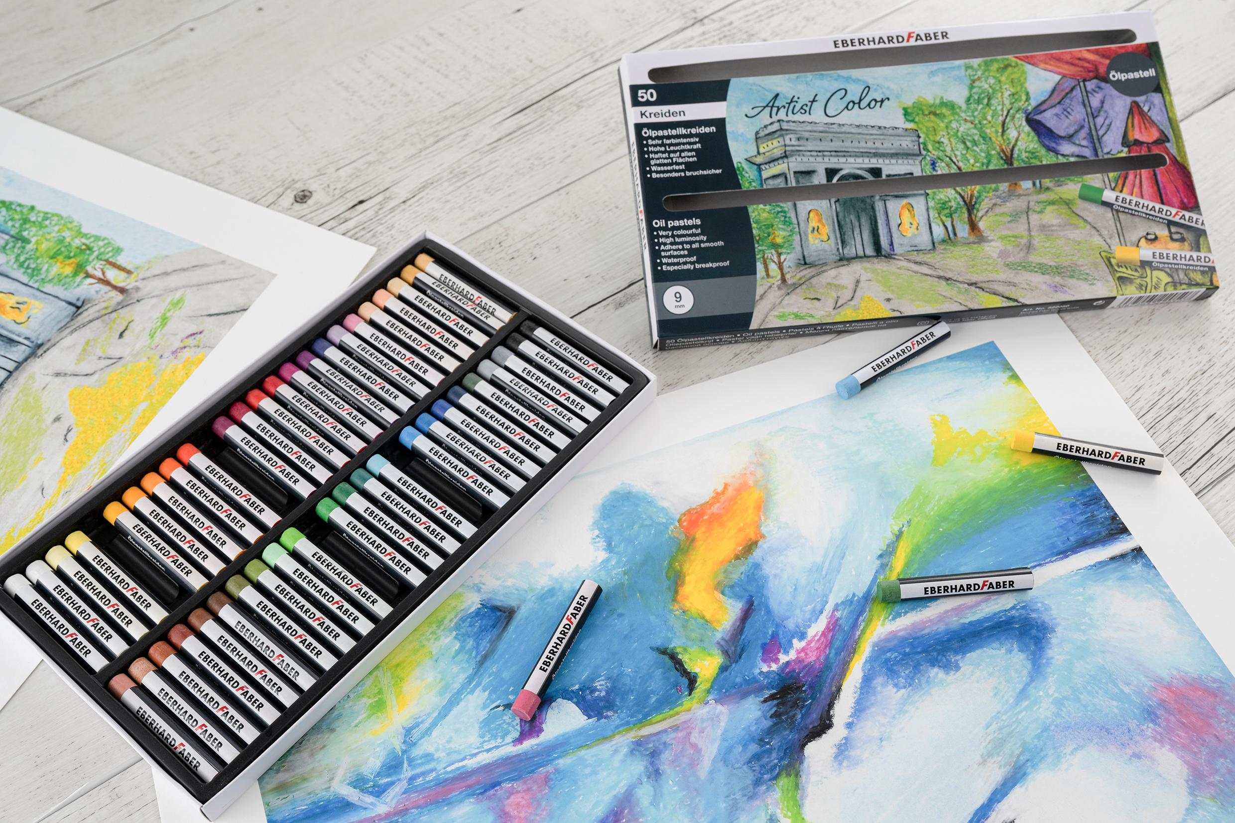 Produktbild EBERHARD FABER Artist Color Ölpastellkreide Kartonetui mit 50 Kreiden 4 von 7