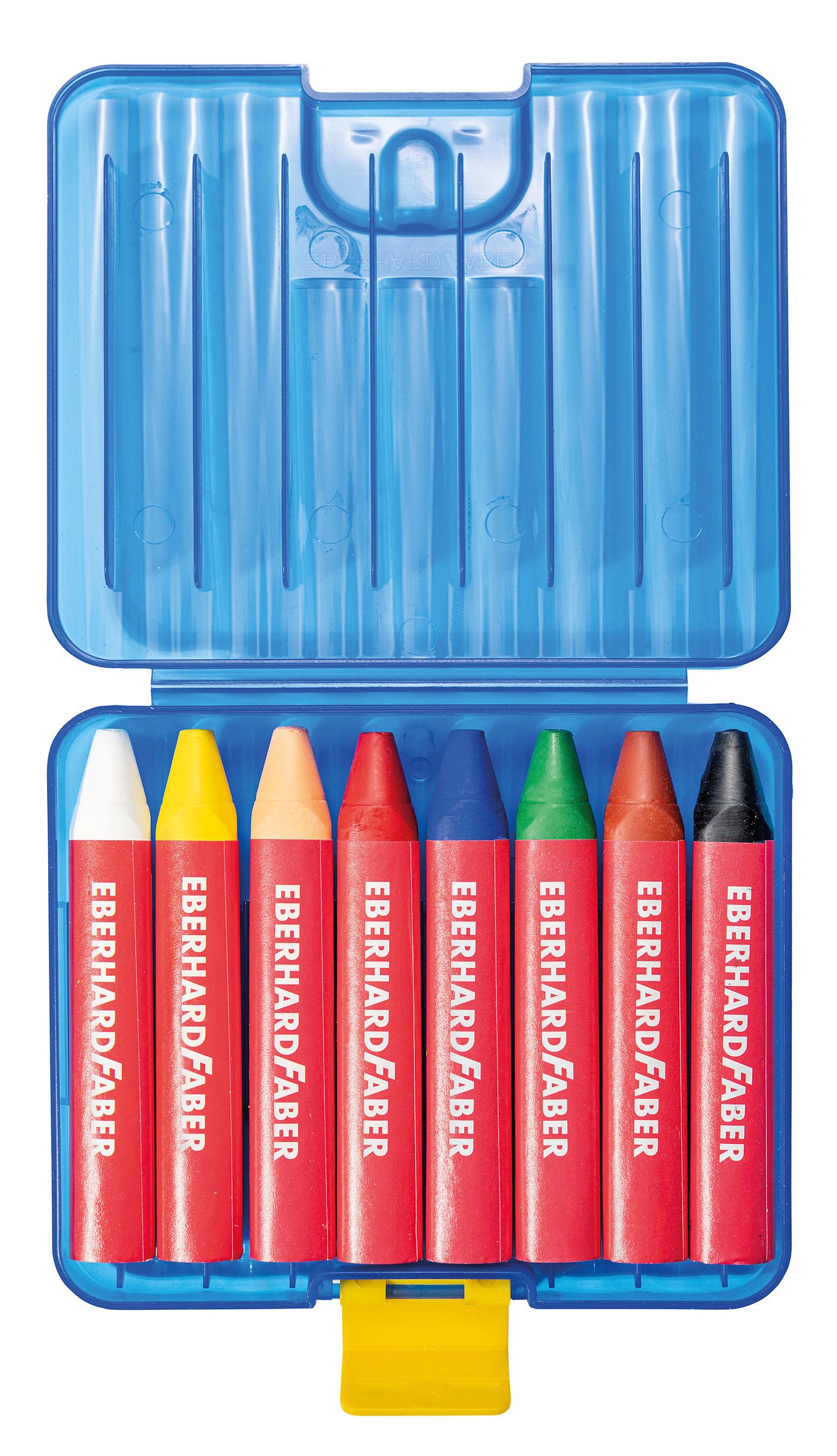 Produktbild EBERHARD FABER Winner Wachsmalkreide Kunststoffbox mit 8 Kreiden 5 von 5