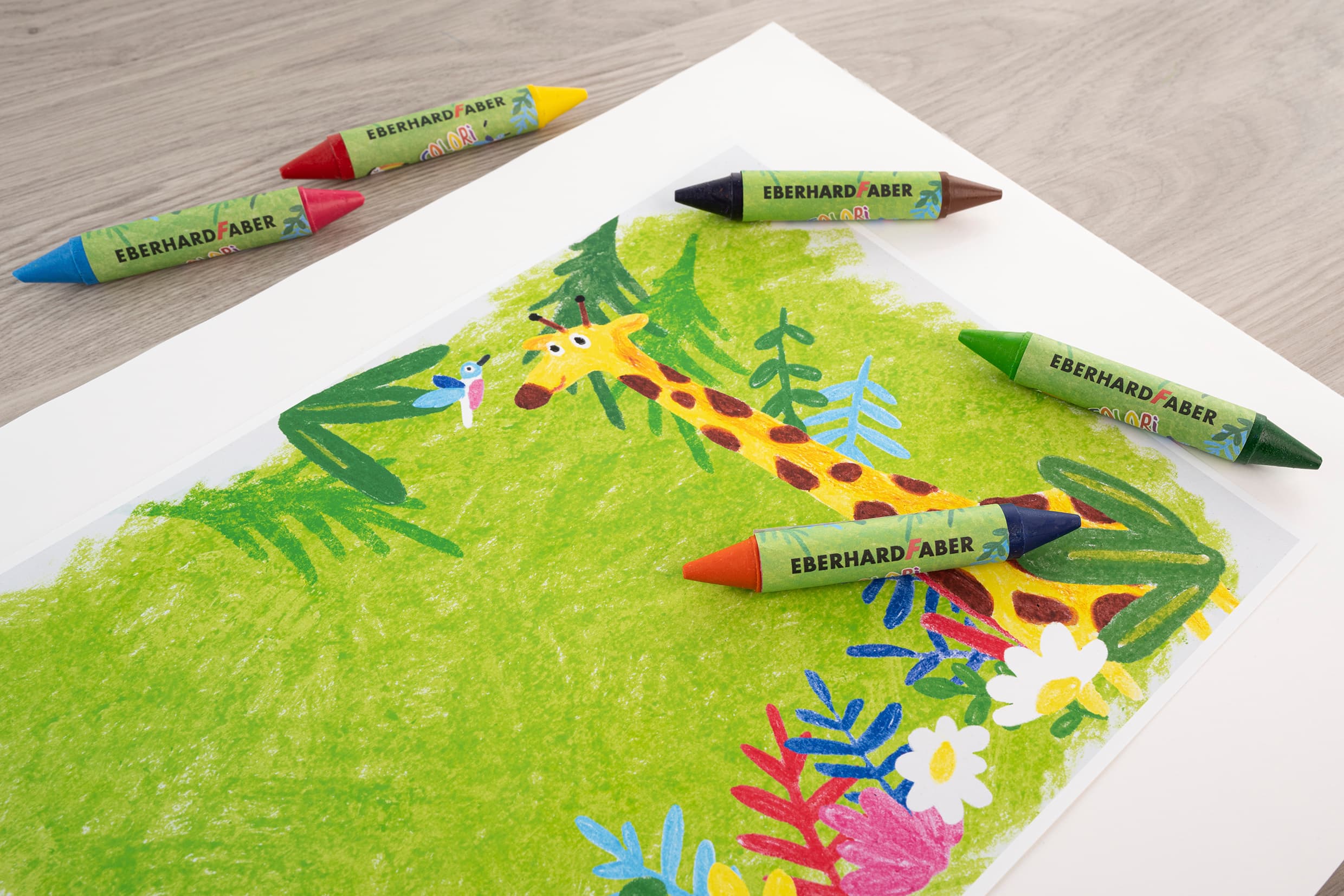 Produktbild EBERHARD FABER Colori Wachsmalkreiden Duo 2 von 3