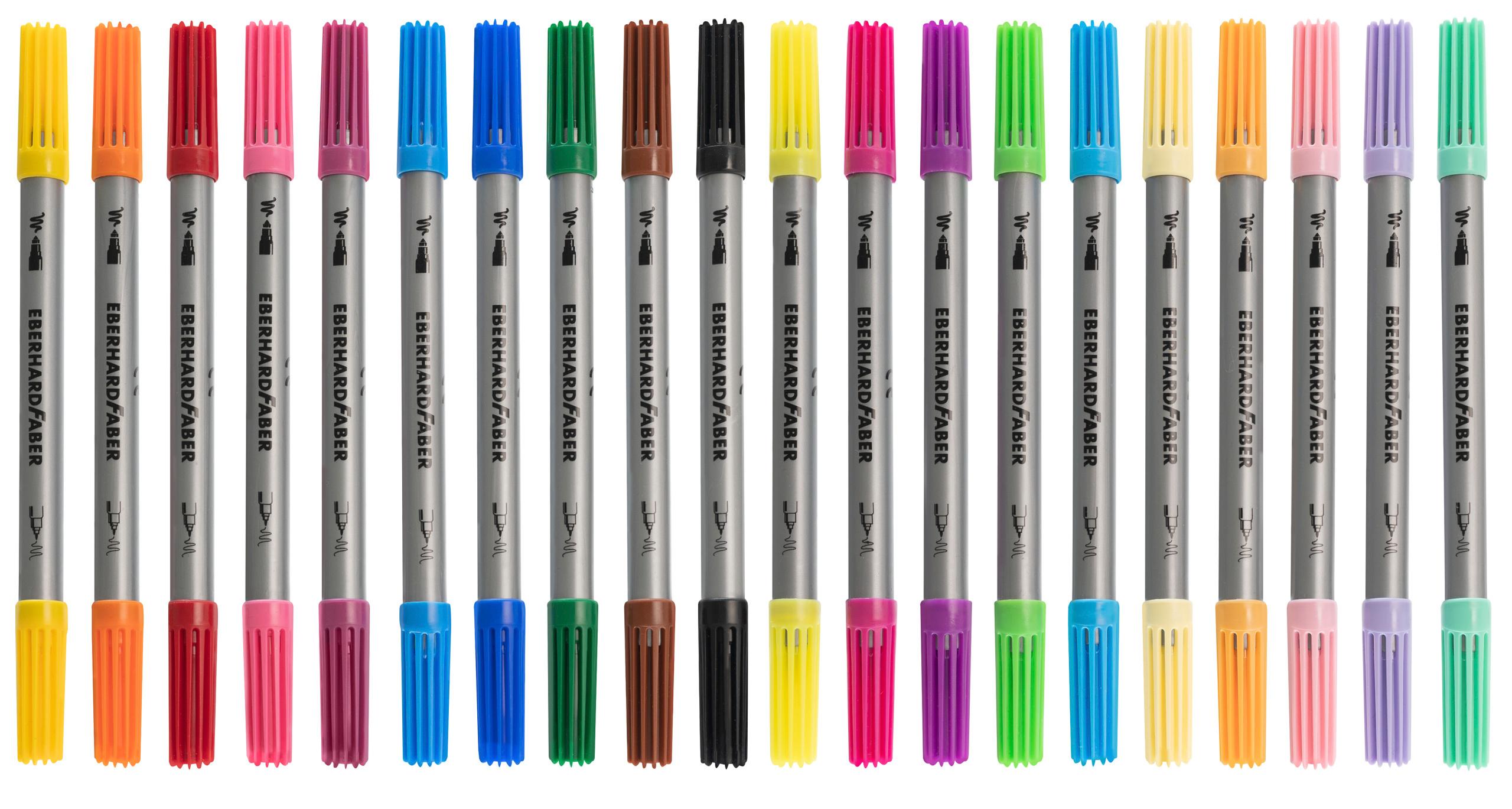 Produktbild EBERHARD FABER Doppel-Fasermaler Colori 20er Etui 6 von 6