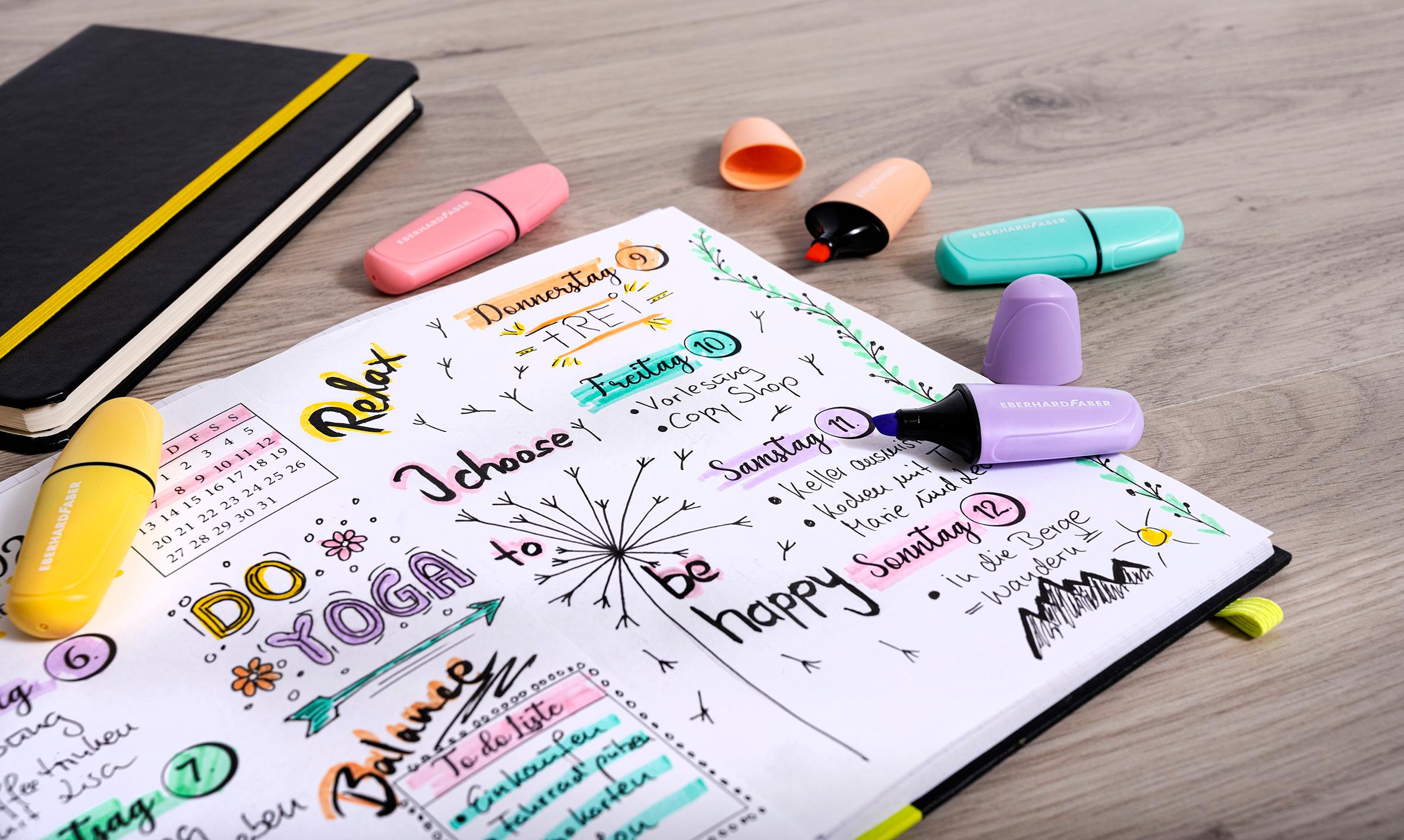 Produktbild EBERHARD FABER Textmarker 6er Etui Pastell 2 von 6