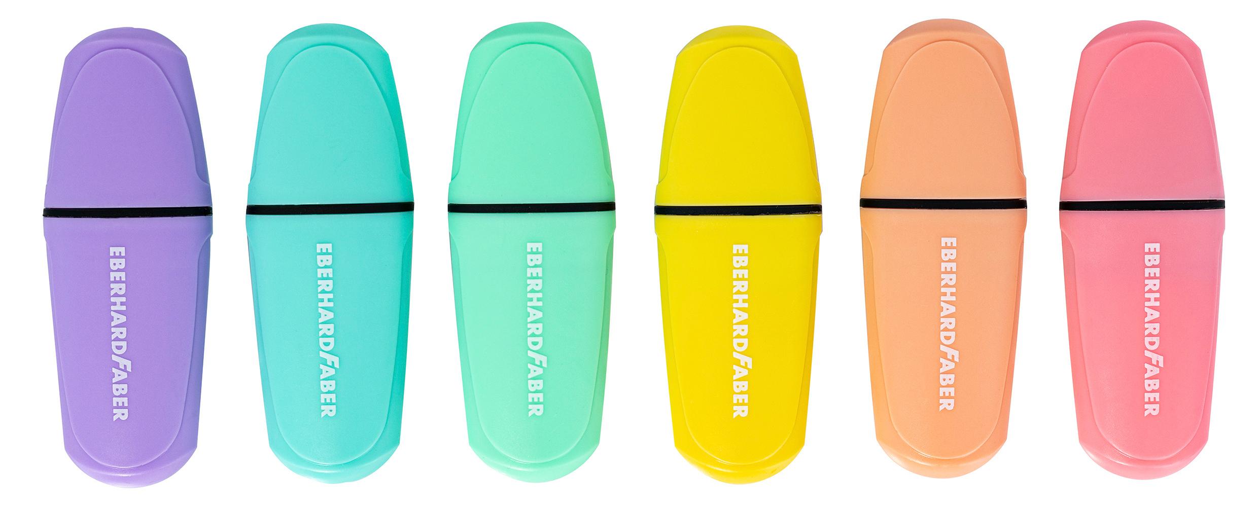 Produktbild EBERHARD FABER Textmarker 6er Etui Pastell 4 von 6