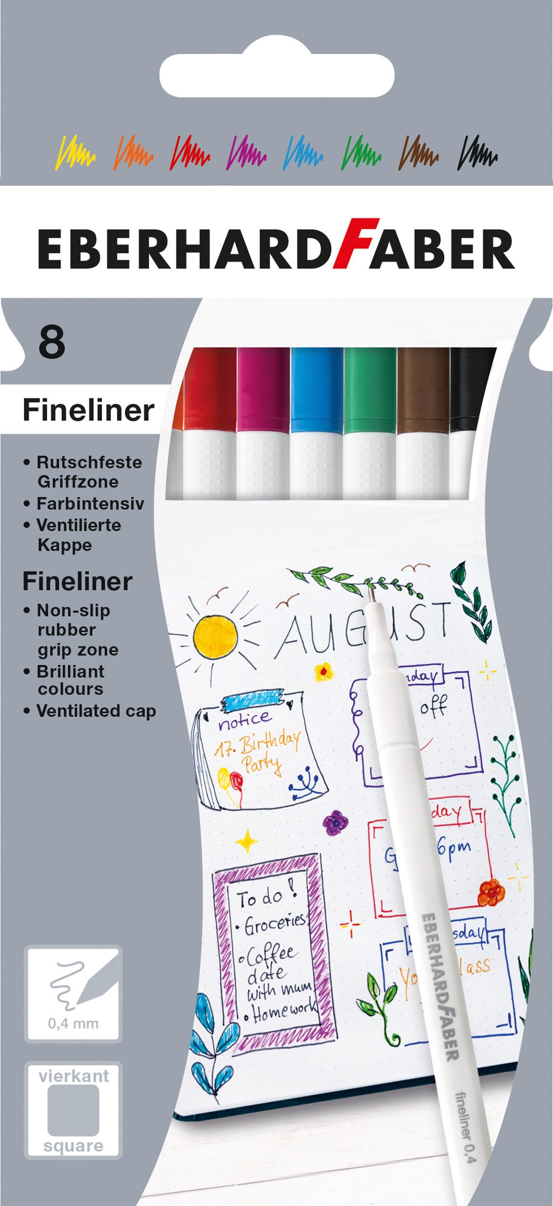 EBERHARD FABER Fineliner 8er Etui