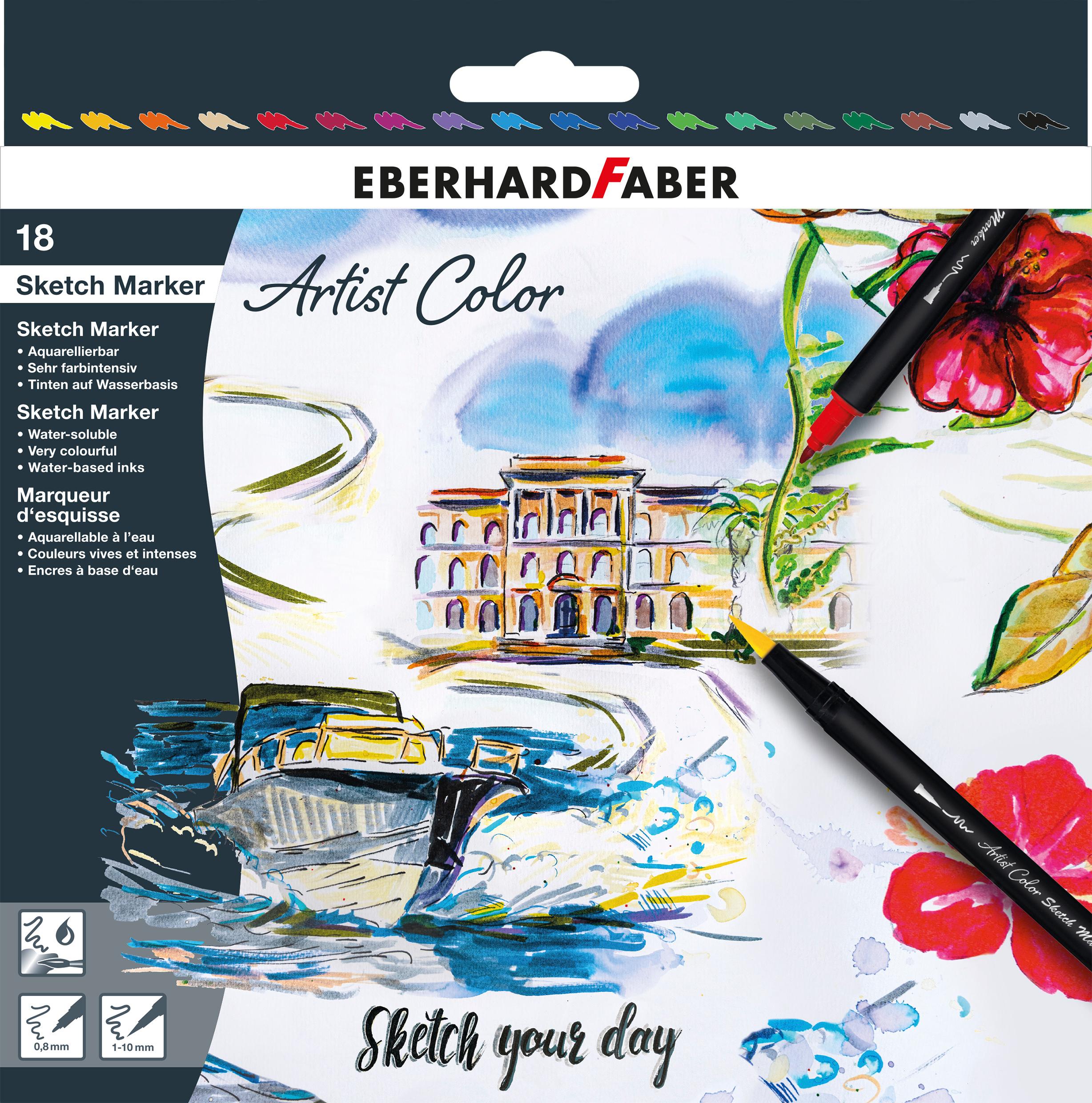 EBERHARD FABER Sketch Marker Artist Color 18er Set