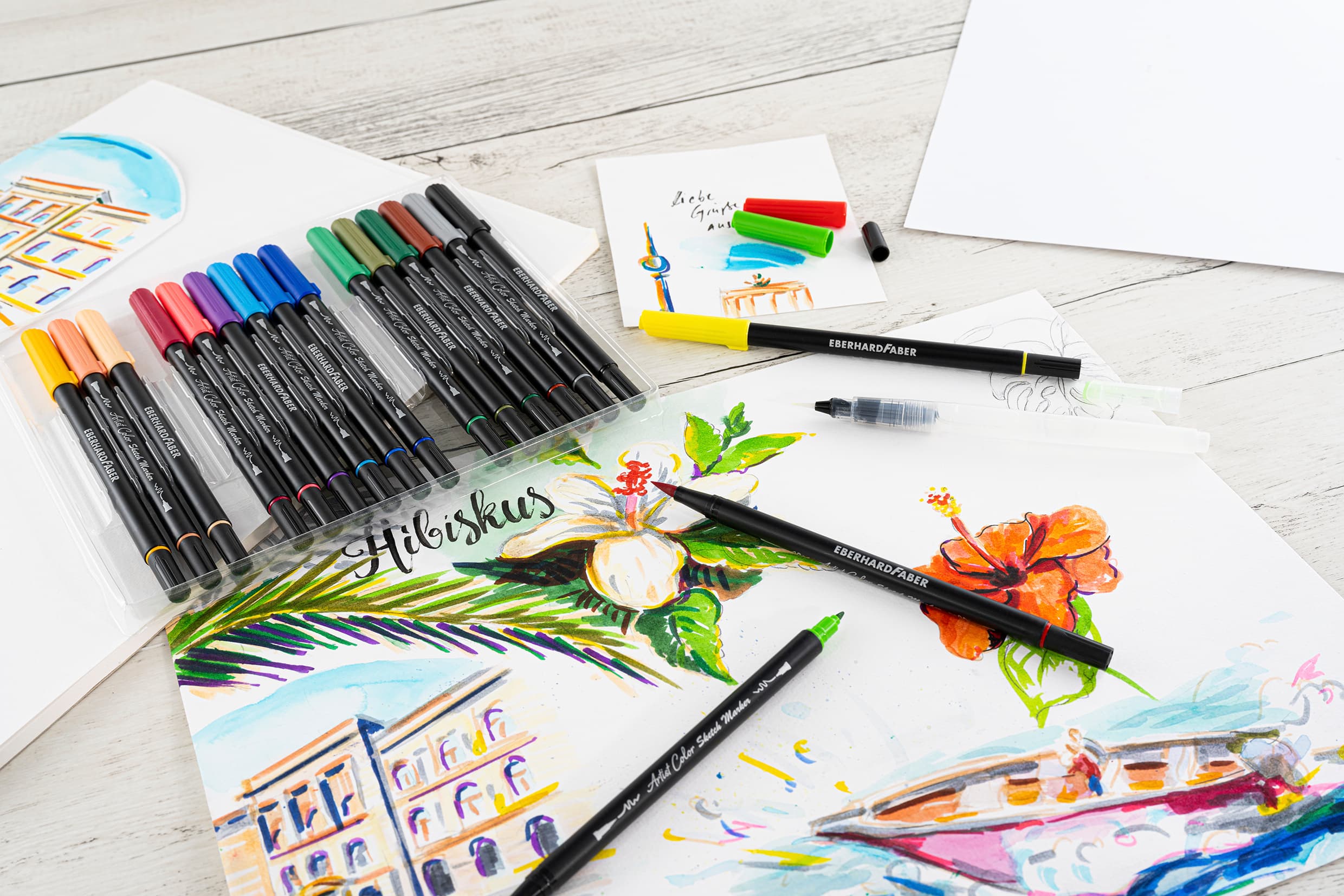 Produktbild EBERHARD FABER Sketch Marker Artist Color 18er Set 3 von 8