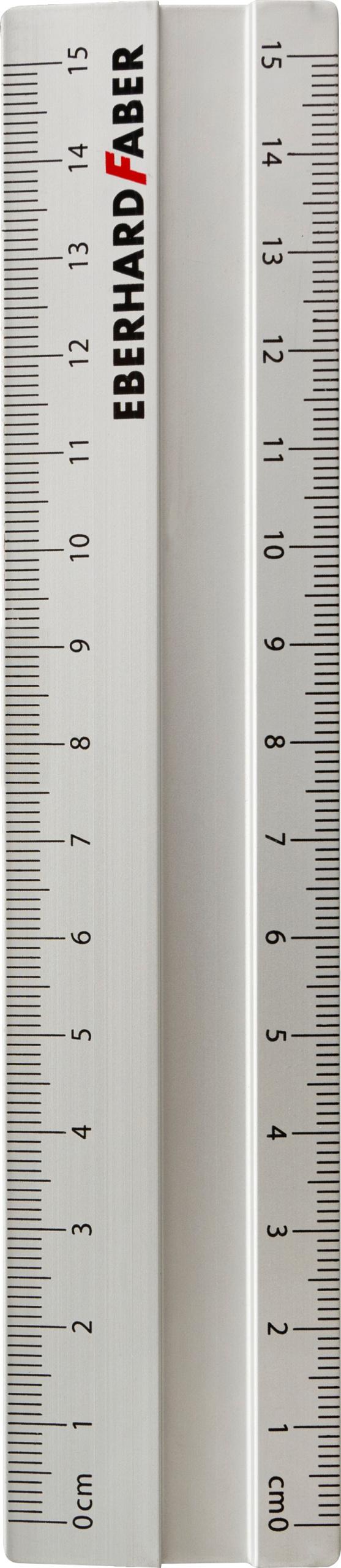 Produktbild EBERHARD FABER Lineal aus Aluminium 15cm 2 von 3
