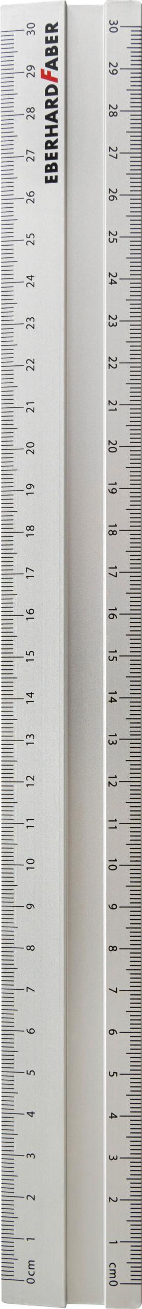 Produktbild EBERHARD FABER Lineal aus Aluminium 30cm 2 von 3