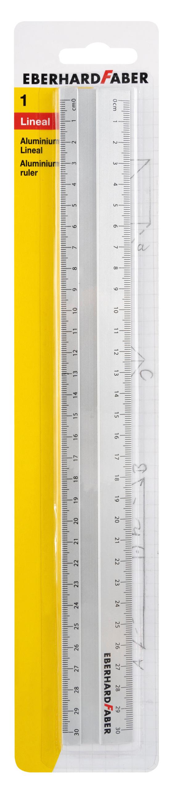 EBERHARD FABER Lineal aus Aluminium 30cm
