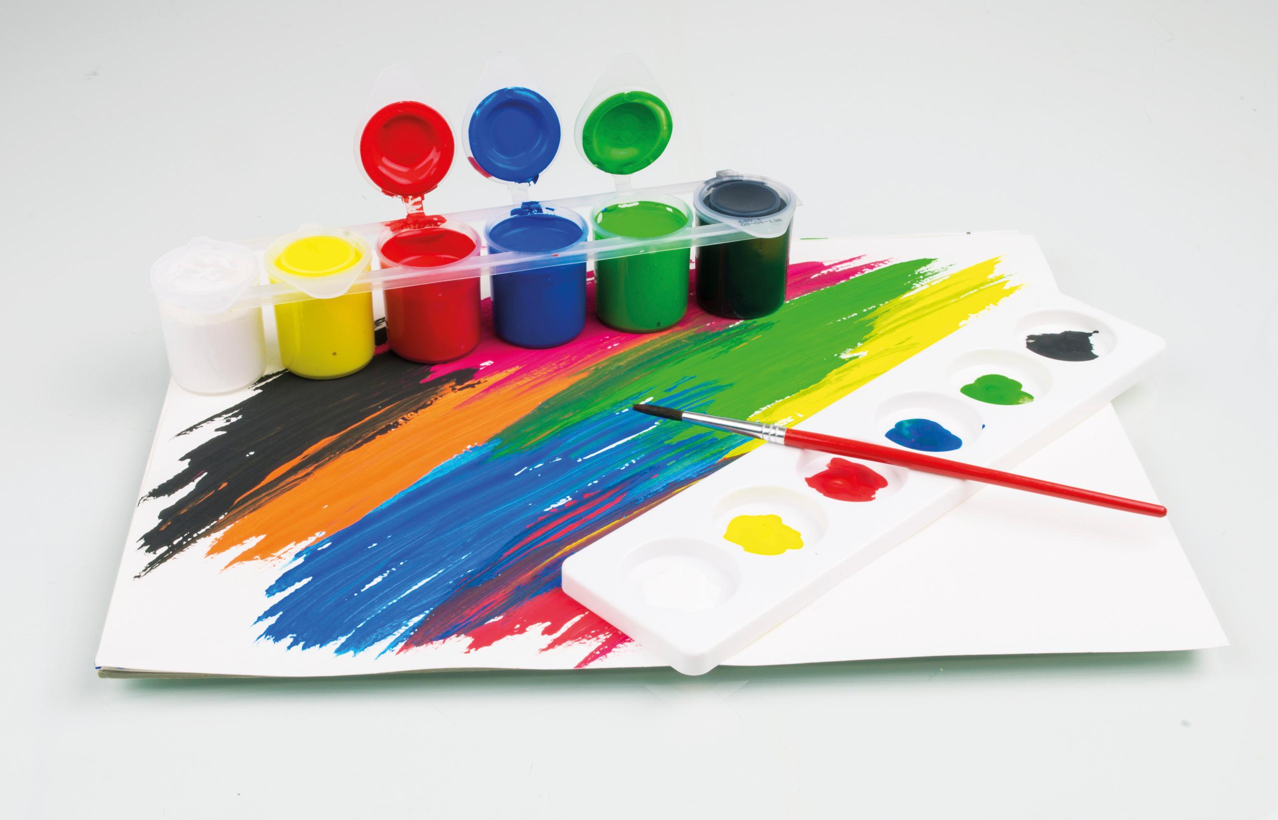 Produktbild EBERHARD FABER Temperafarben-Set inkl. Mischpalette 6er-Pack 5 von 8