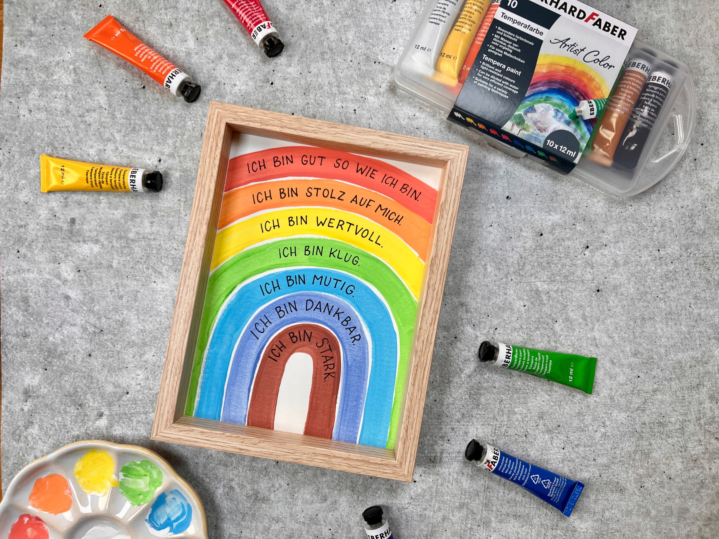 Produktbild EBERHARD FABER Tempera Artist Color 18ml Tube 10er Etui 2 von 2
