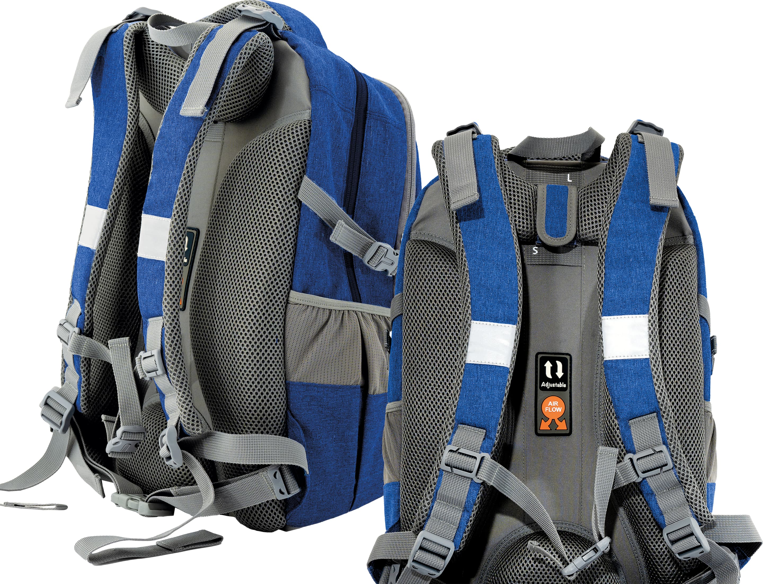 Produktbild EBERHARD FABER Schulrucksack X-Style jeans blau 2 von 4