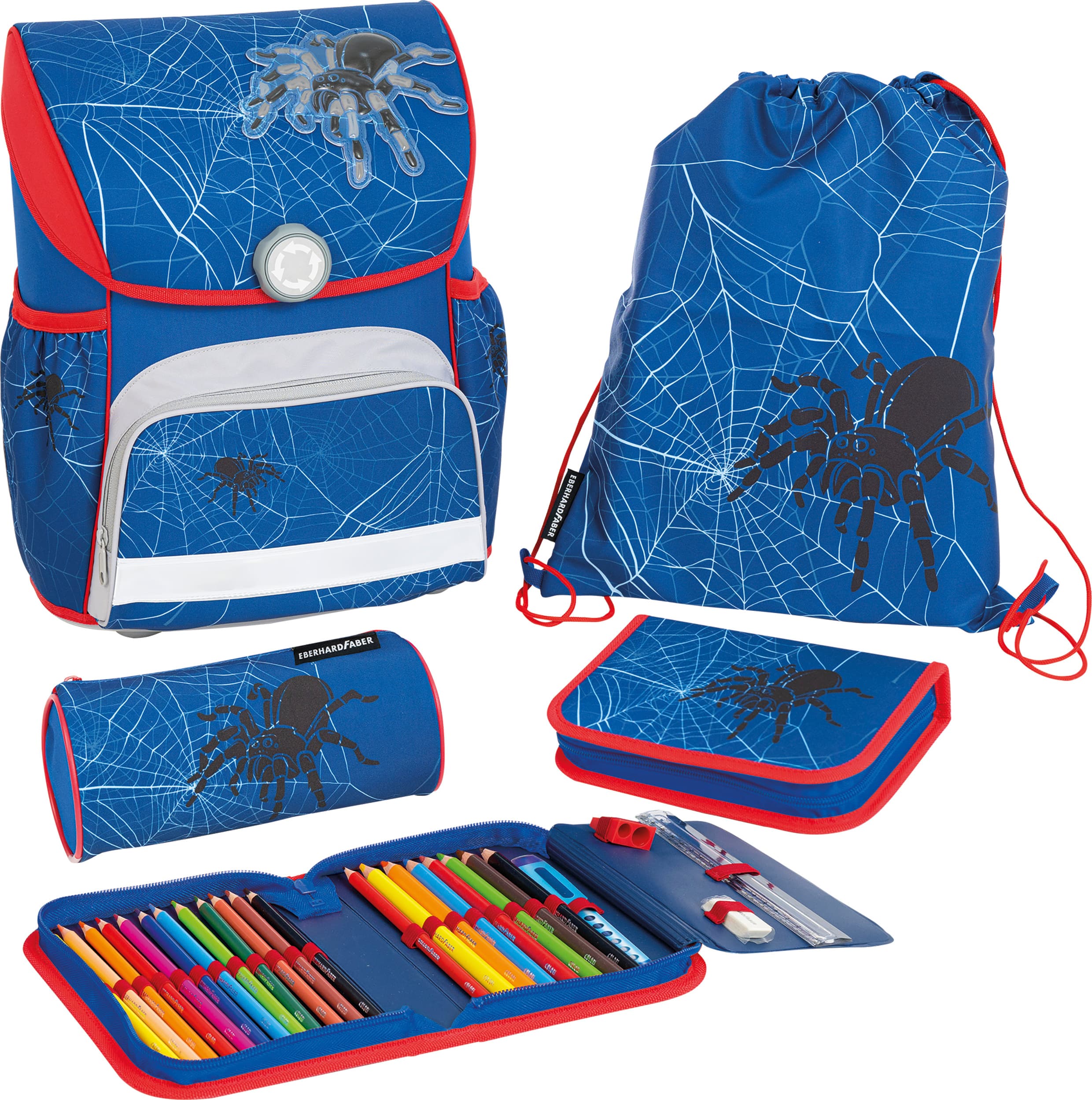 EBERHARD FABER  Schulranzen-Set EFAlino Spinne