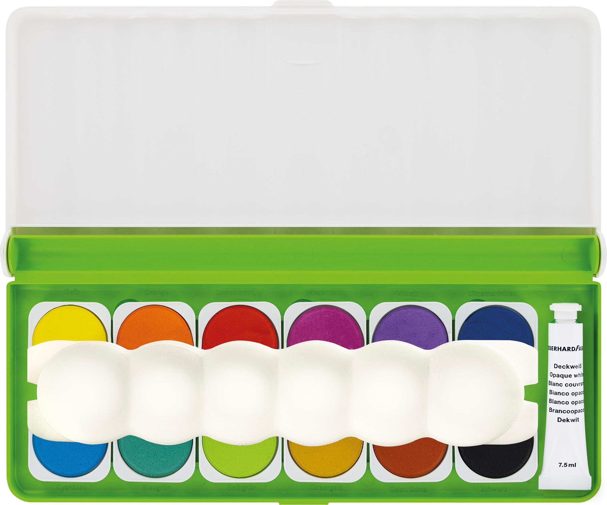 Produktbild EBERHARD FABER Deckfarbkasten 12er Green Winner 5 von 5