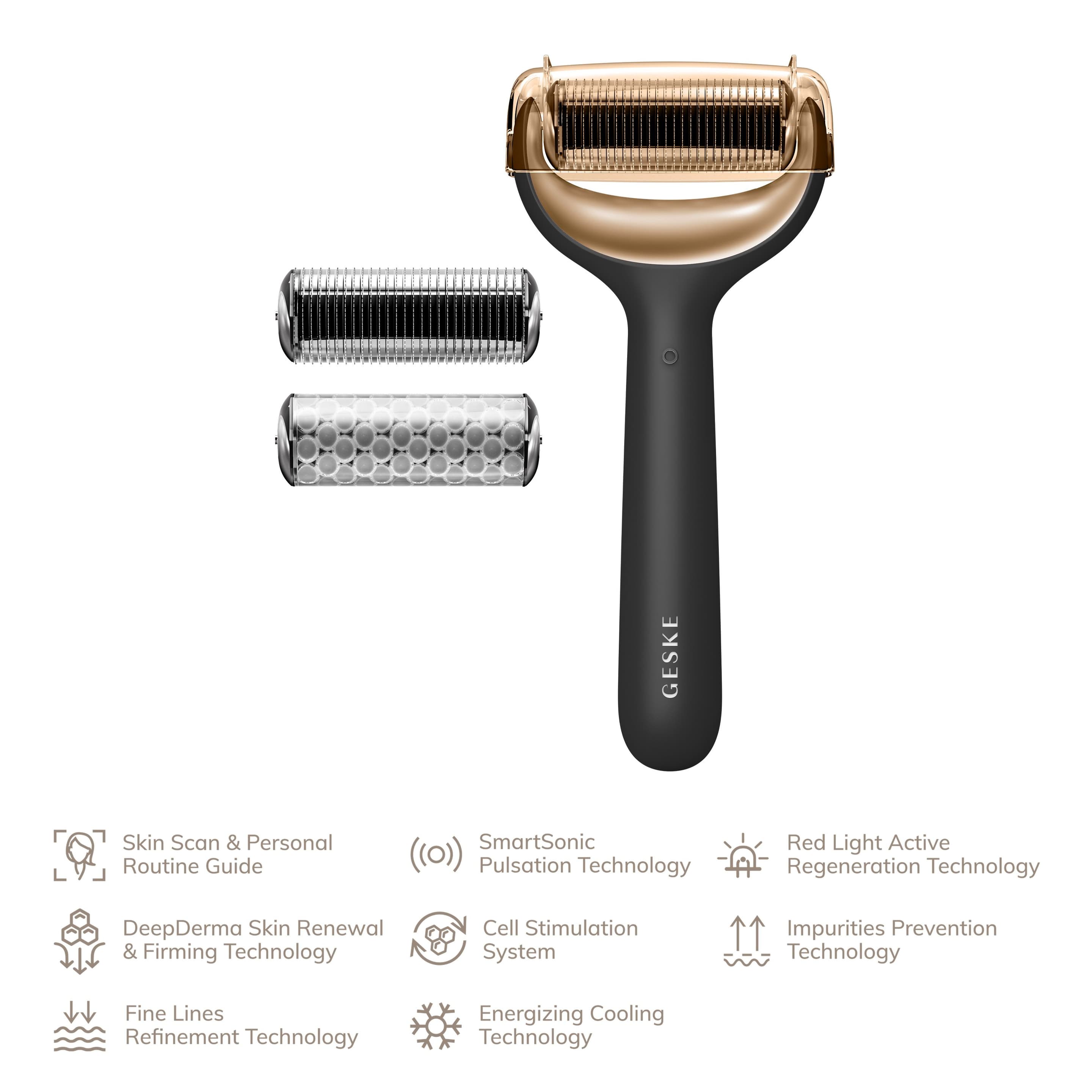 Produktbild GESKE Microneedle Face & Body Roller 8 IN 1 gray 3 von 9