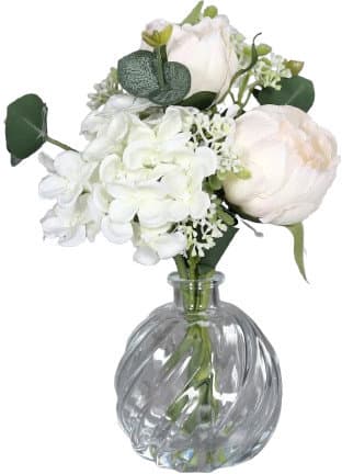 Kunstblume Bouquet in Vase